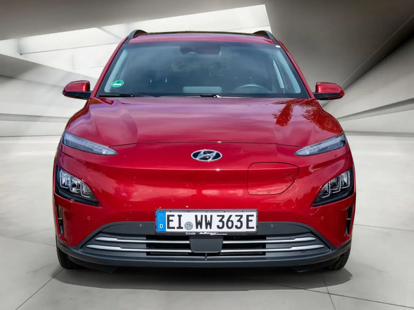 Hyundai KONA Kona EV 100KW Trend-Paket, Schiebedach, Assi-P., Rouge - 2