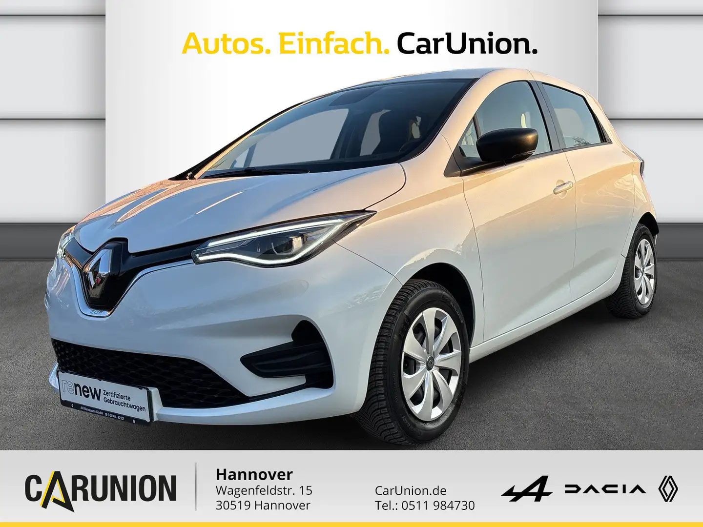 Renault ZOE E-Tech 100% el. LIFE Batteriekauf R110 Z.E. 40 Weiß - 1