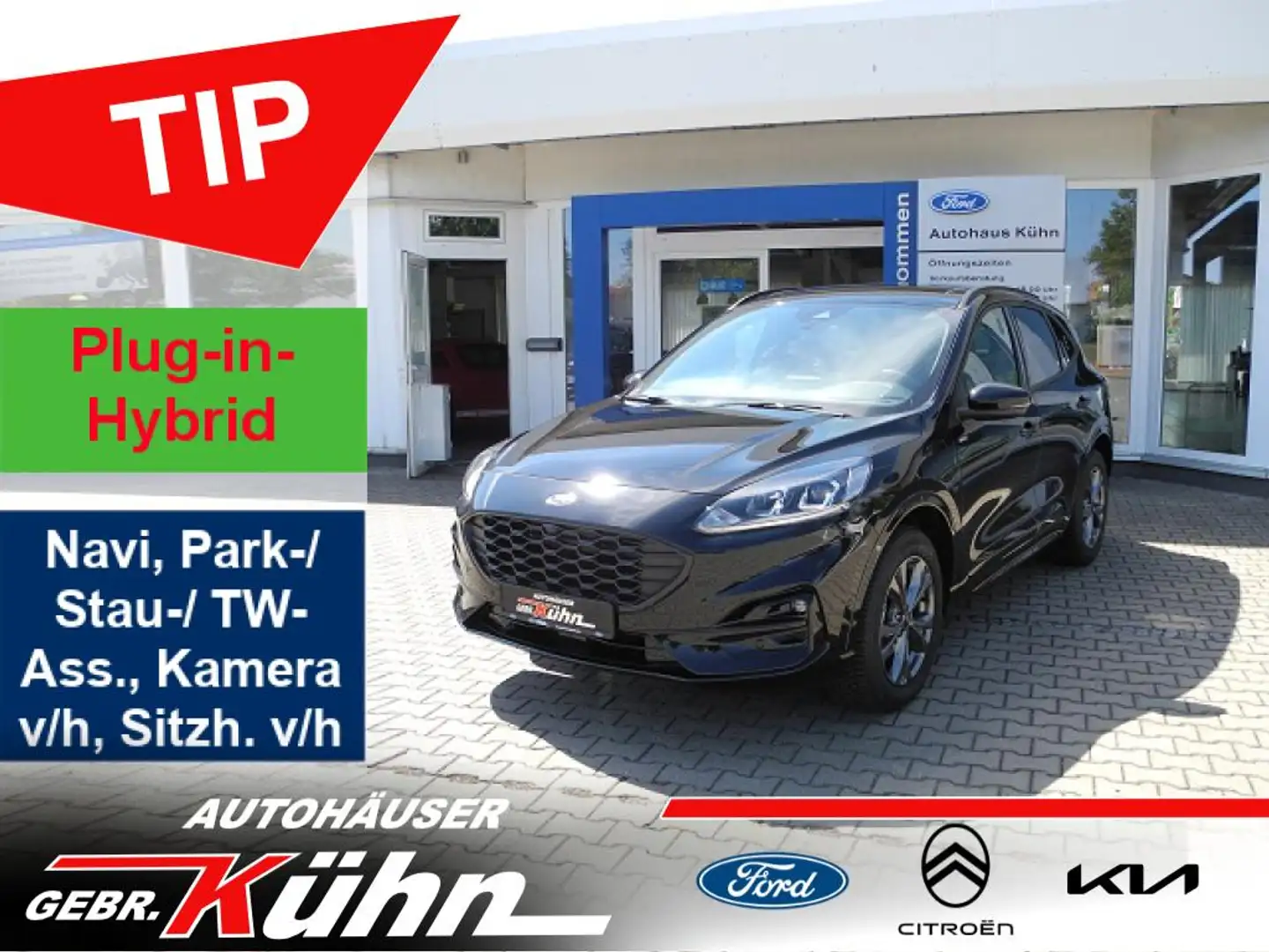 Ford Kuga 2.5 Duratec PHEV ST-LINE (DFK) Schwarz - 1