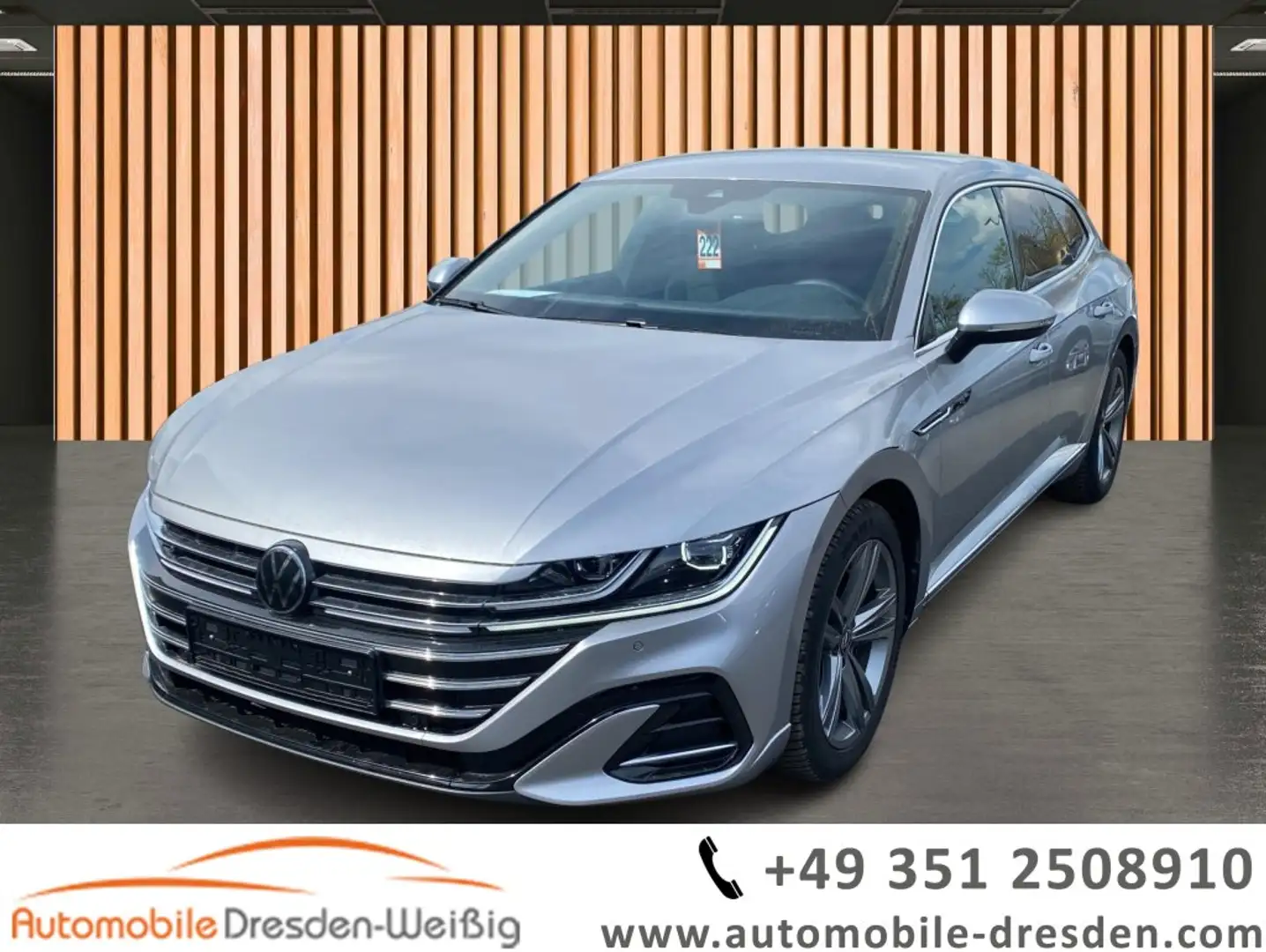 Volkswagen Arteon 2.0 TSI DSG R-Line*AHK* Silber - 1