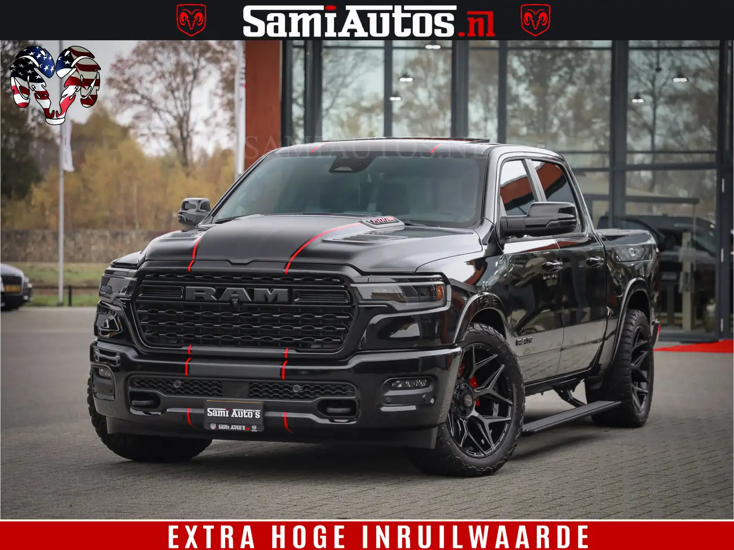 Dodge RAM 1500 Limited Night H.O 540HP 706Nm | Massage + Ful Noir - 1