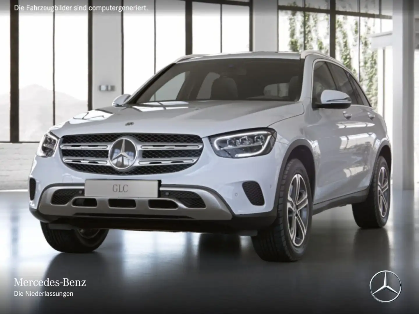 Mercedes-Benz GLC 300 de 4M AHK+LED+KAMERA+KEYLESS+9G Weiß - 2