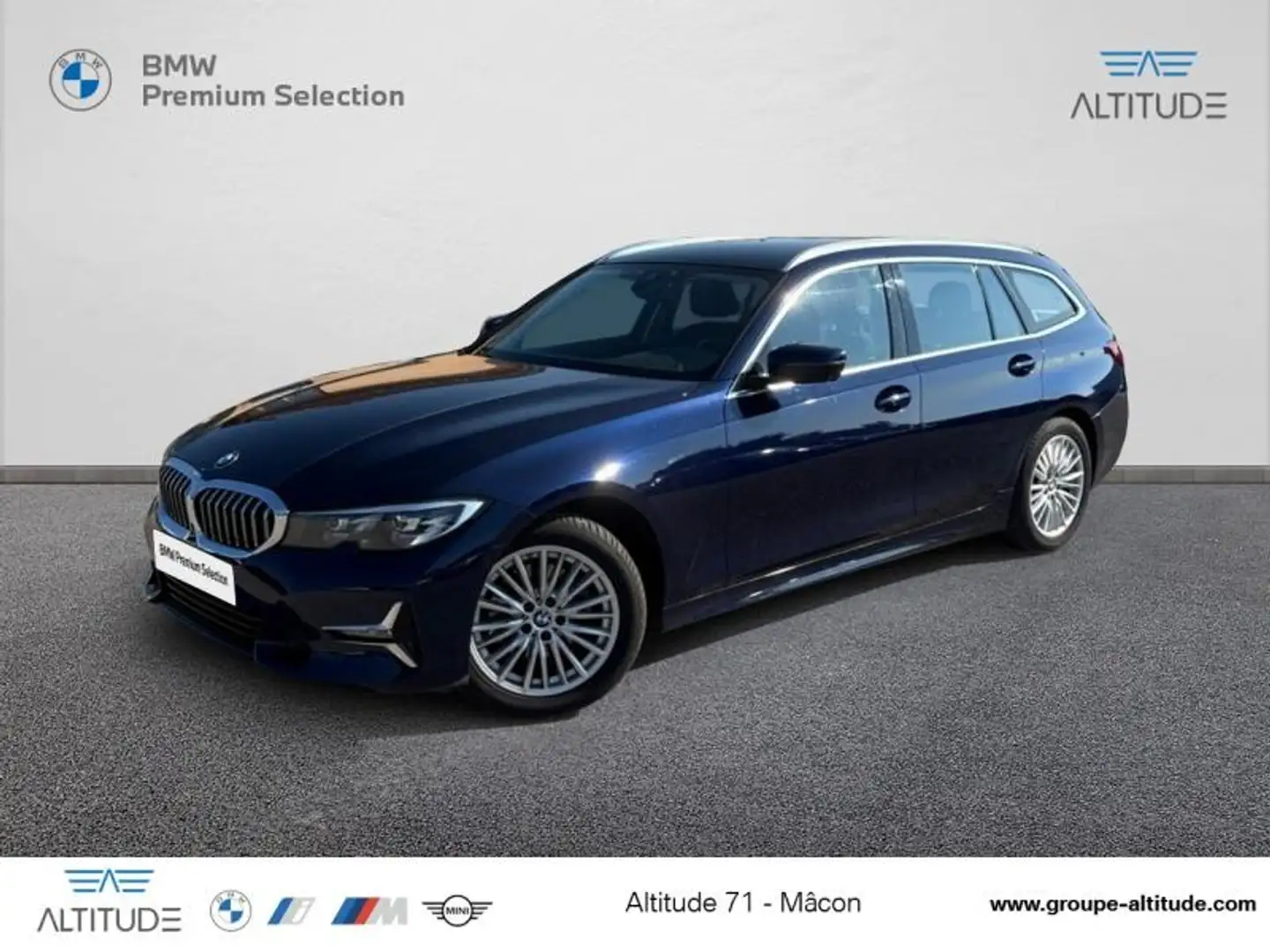BMW 320 320iA 184ch Luxury Bleu - 1
