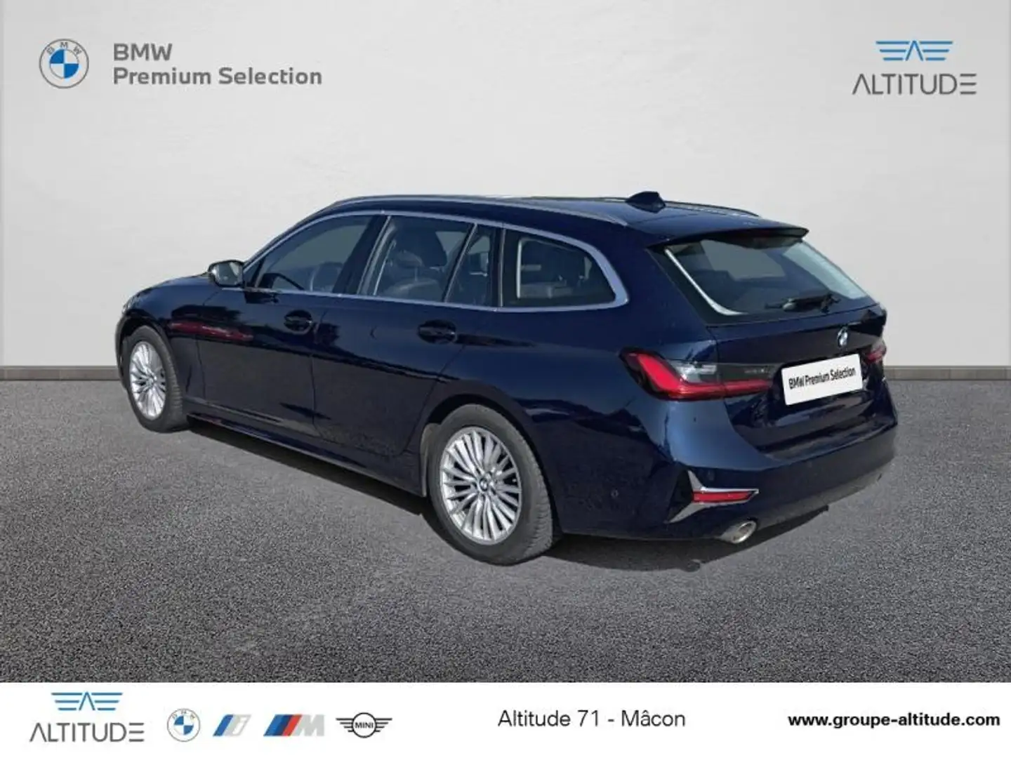 BMW 320 320iA 184ch Luxury Bleu - 2