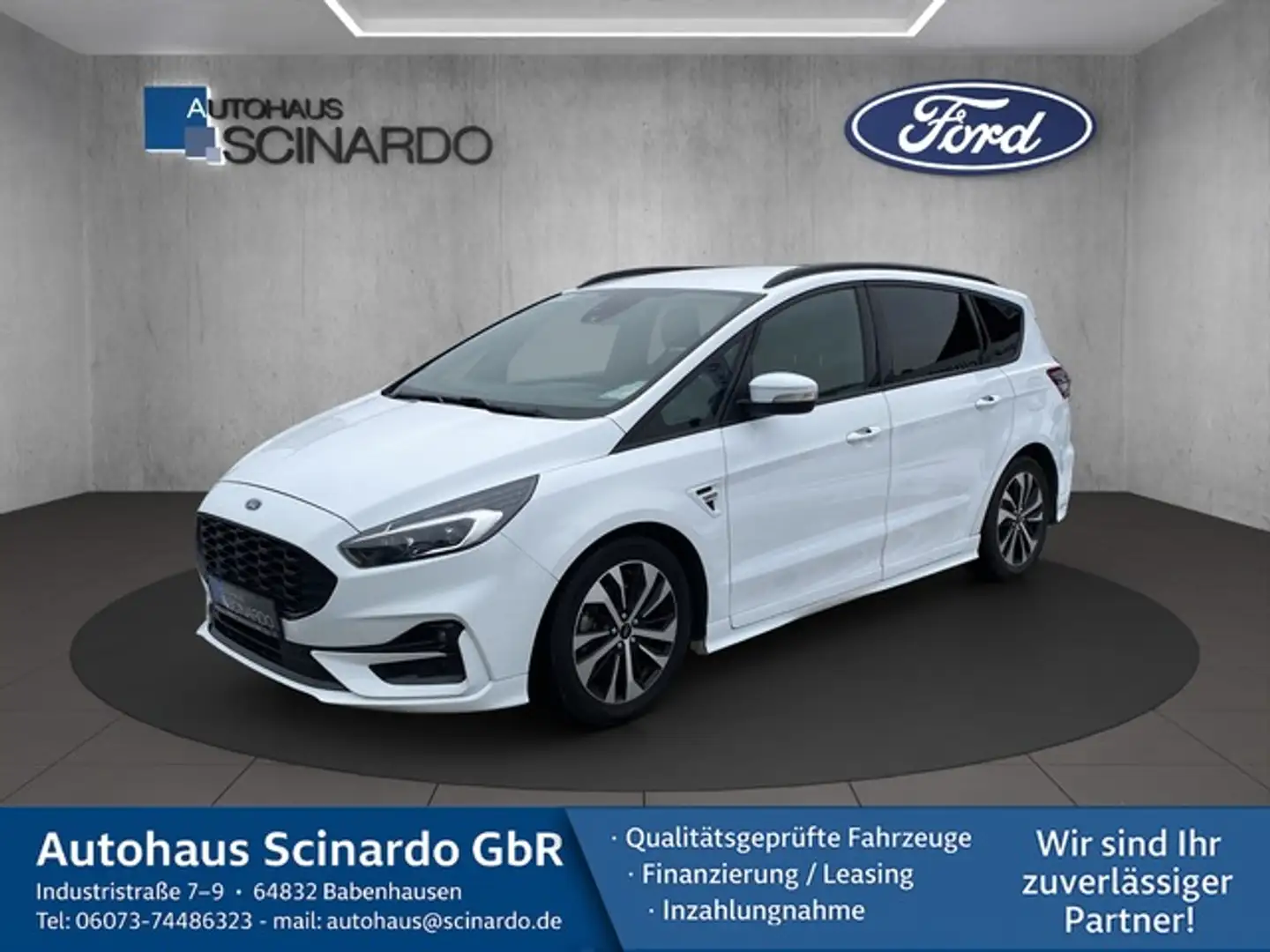Ford S-Max 1.5 EB ST-Line *Navi*LED*RFK*7-Sitze Blanc - 1