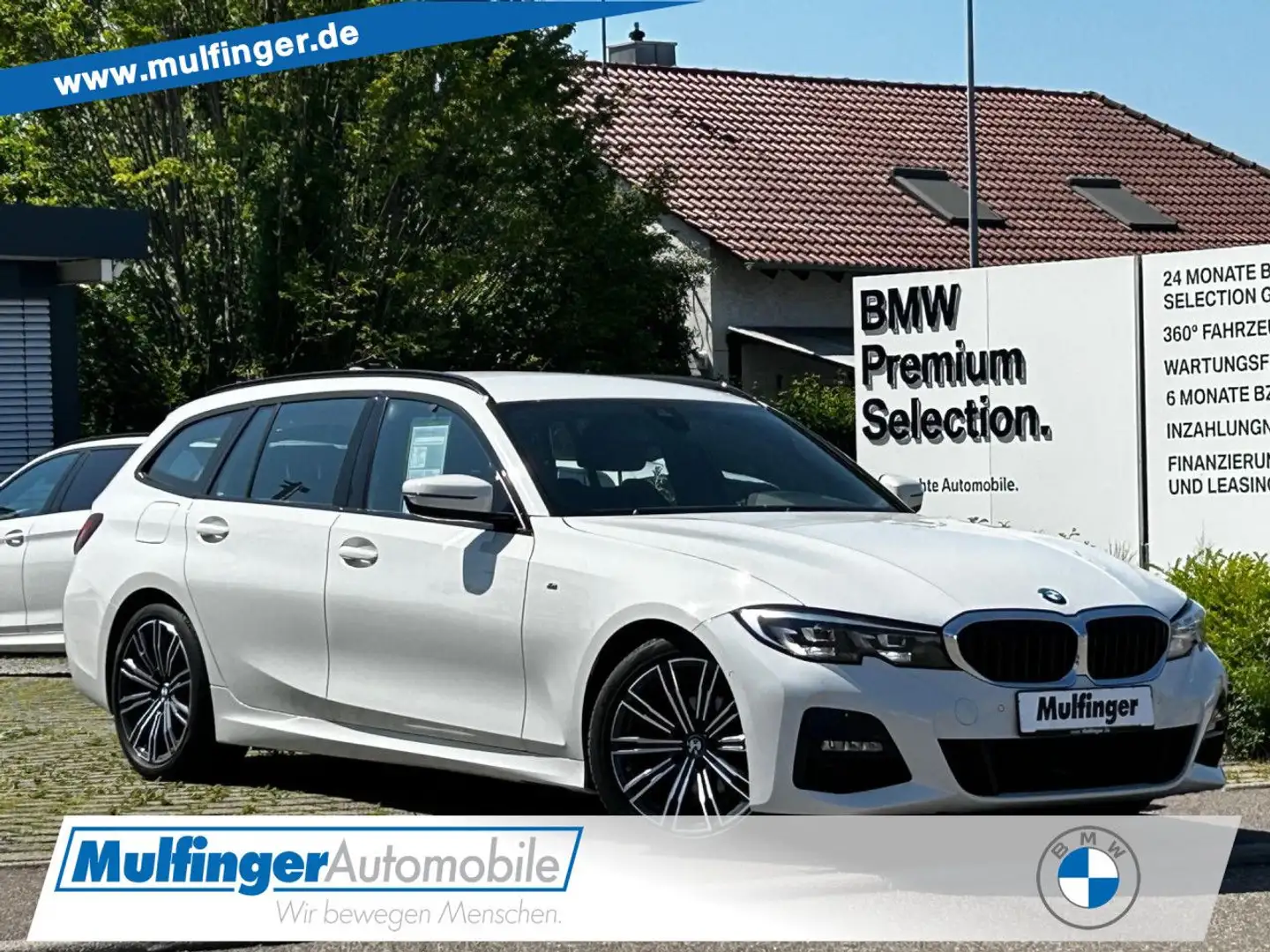 BMW 318 d T. M Sport Live-Prof Sitzh.LED DAB AHK 18" Bianco - 1