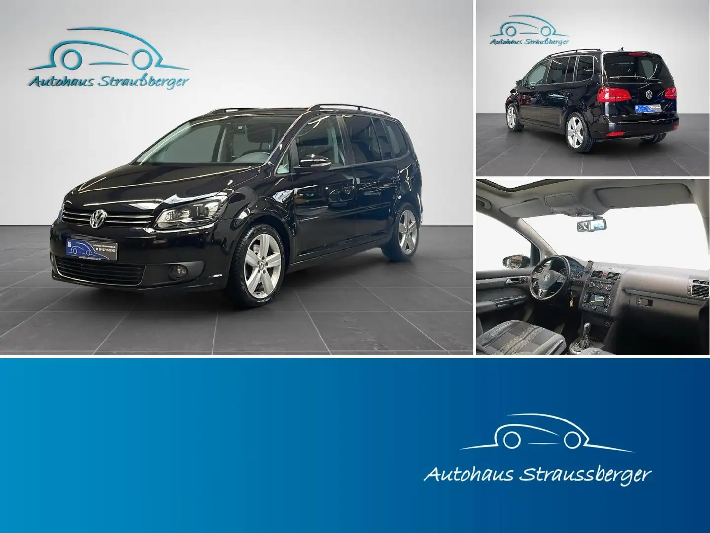 Volkswagen Touran 1.4 TSI Match AHK Navi BT Pano Bi-Xenon Black - 1