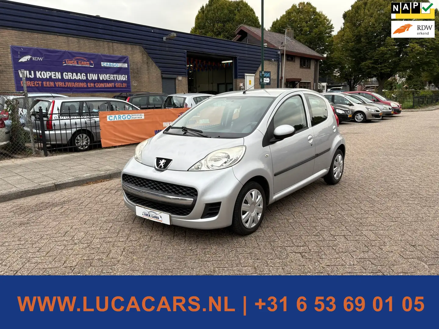 Peugeot 107 1.0-12V Sublime 2X SLEUTEL + BOEKJES! Grijs - 1