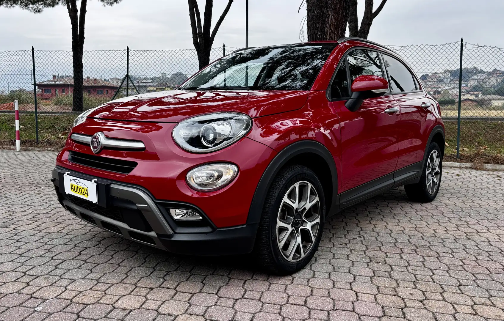 Fiat 500X 500X 1.6 mjt Lounge 4x2 120cv my17 Rosso - 1