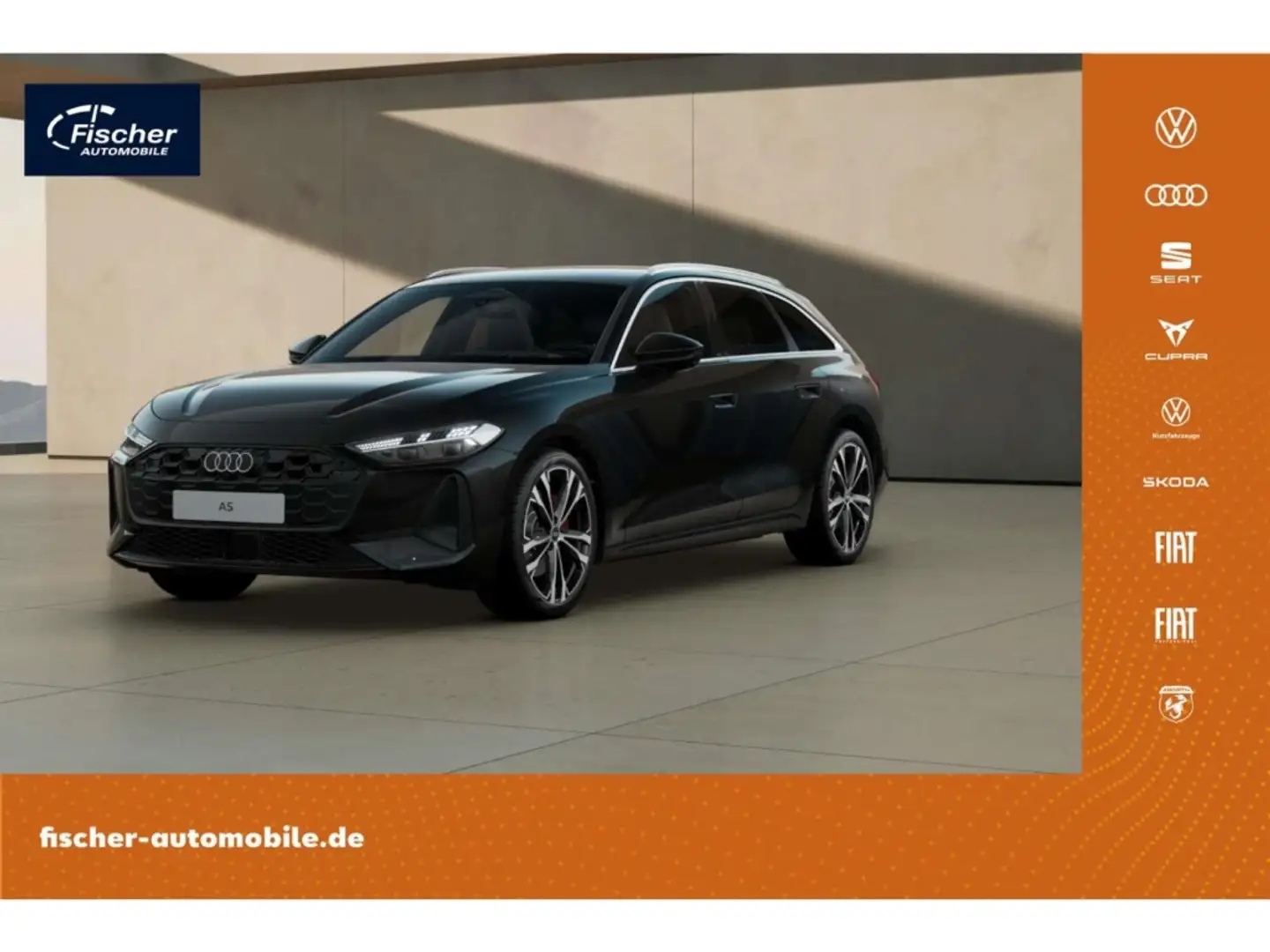 Audi A5 Avant TDI quattro S-Line AHK/Matrix/Bei.Dis. Negro - 1
