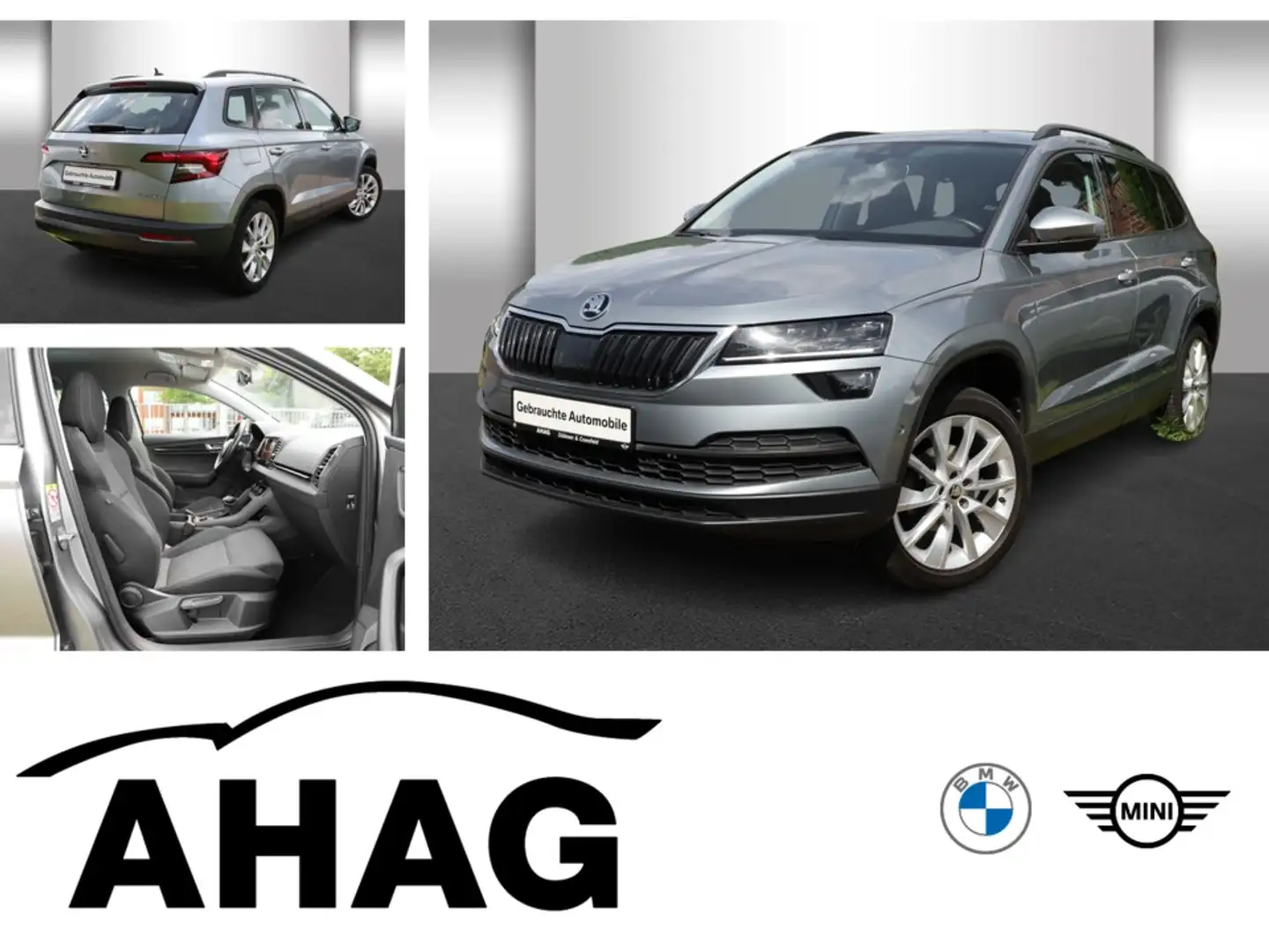 Skoda Karoq 1.5 TSI Style DSG LED RFK Navi ACC 18" PDC Grau - 1