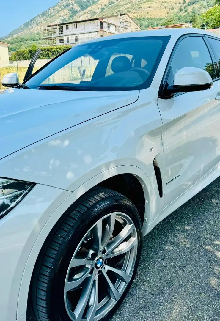 BMW X6 X6 F16 xdrive30d Msport 249cv auto Bianco - 2