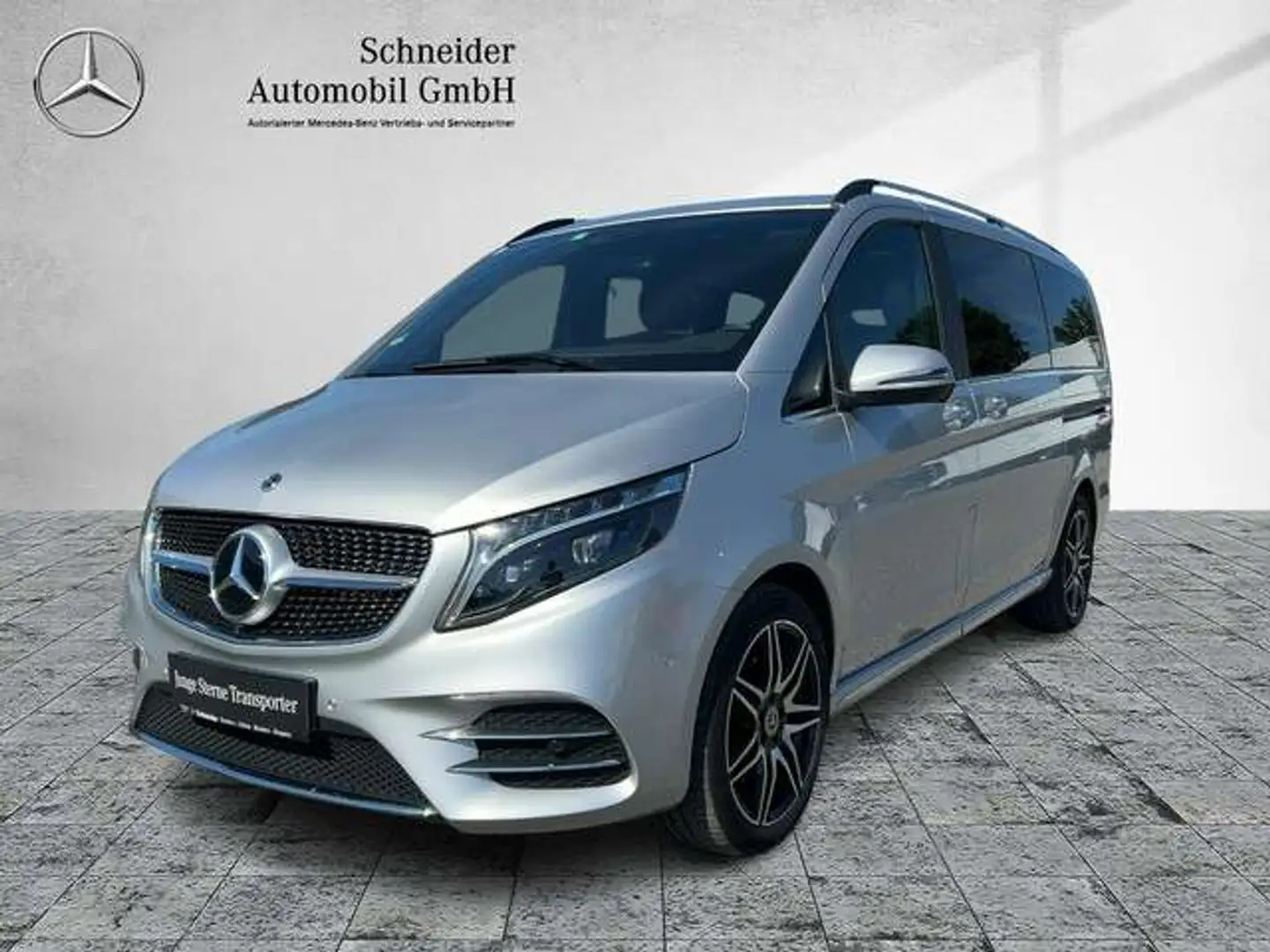 Mercedes-Benz V 300 d 4MATIC EXCLUSIVE Lang Luft Pano ACC Navi Argent - 2