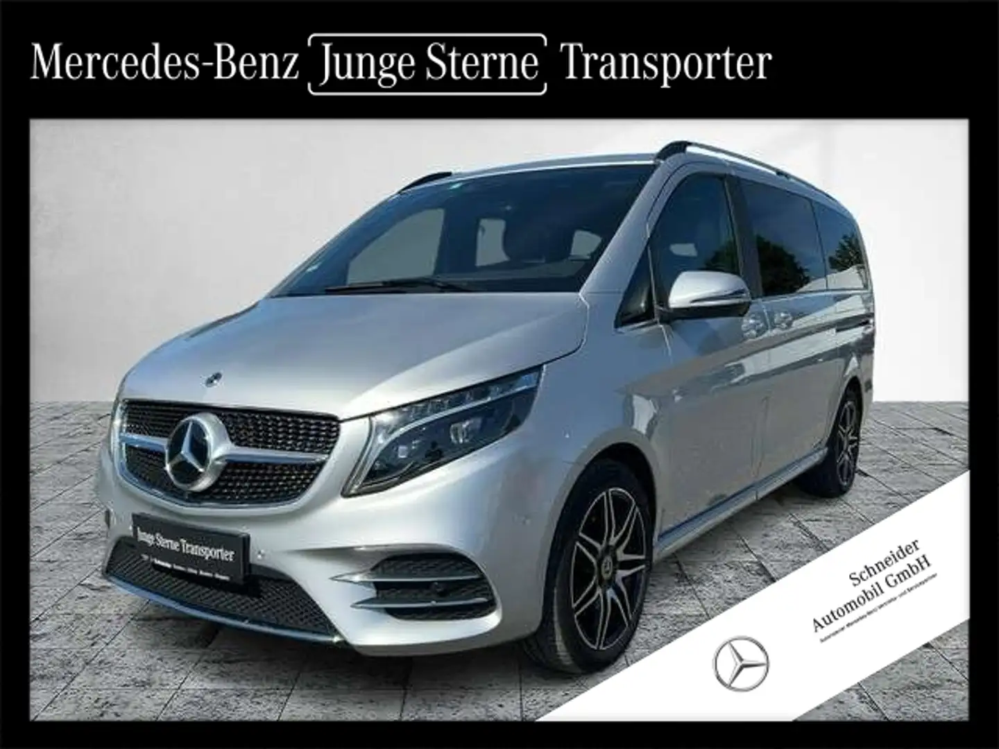 Mercedes-Benz V 300 d 4MATIC EXCLUSIVE Lang Luft Pano ACC Navi Argent - 1