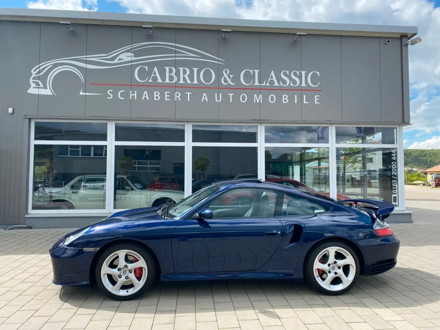 Porsche 996 Turbo, 79.141 km, Scheckheft, gepflegt. Blau - 2