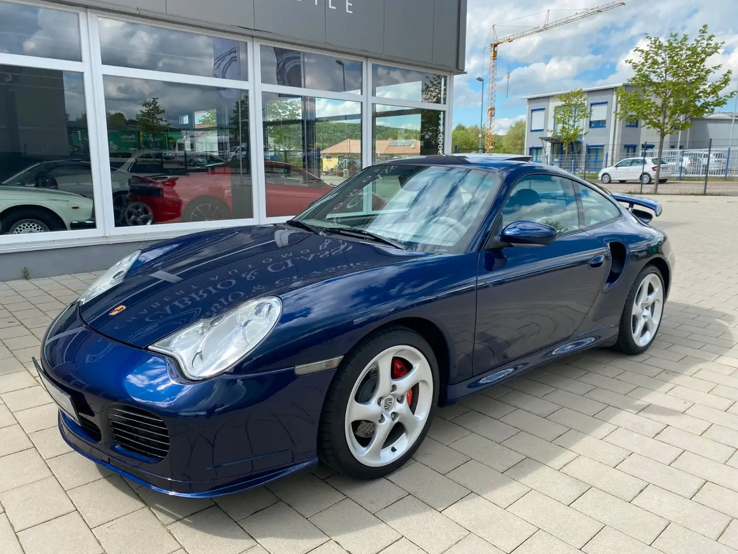 Porsche 996 Turbo, 79.141 km, Scheckheft, gepflegt. Blau - 1