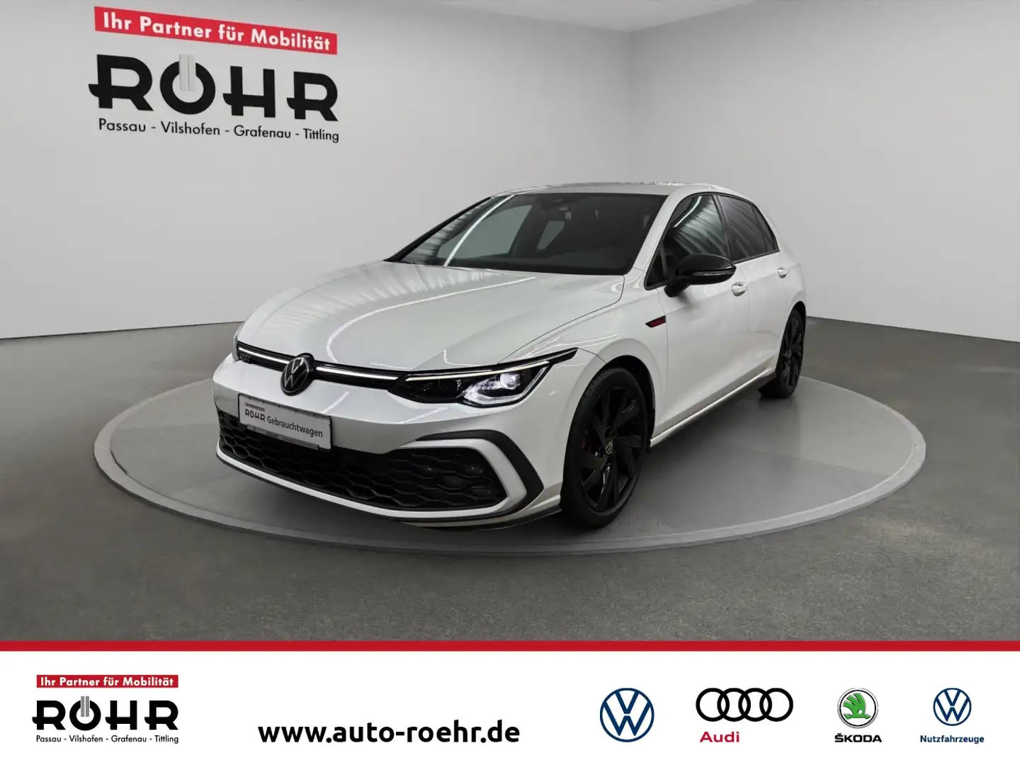 Volkswagen Golf VIII GTI (Navi.Sitzheizung.Rückfahrkamera) 2.0 TSI Weiß - 1