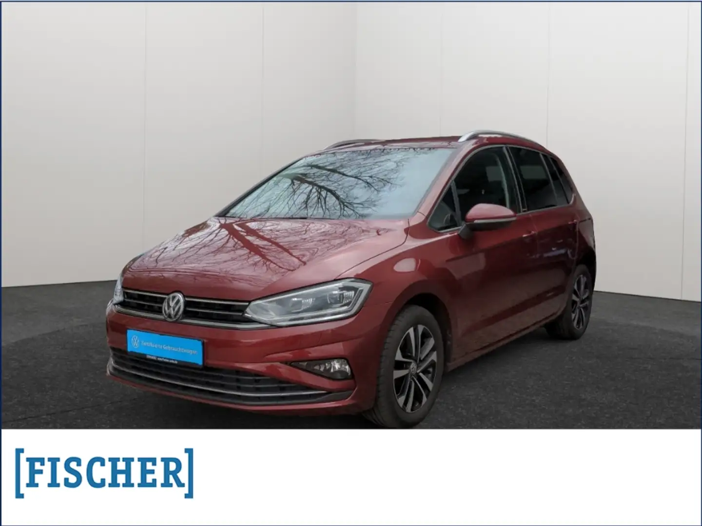 Volkswagen Golf Sportsvan VII 1.0TSI Comfortline LED Navi SHZ Rear View ACC Červená - 1