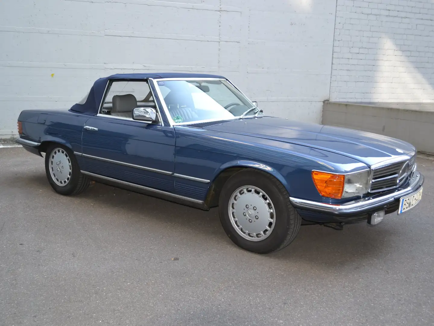Mercedes-Benz SL 500 H-Kennzeichen Modrá - 1