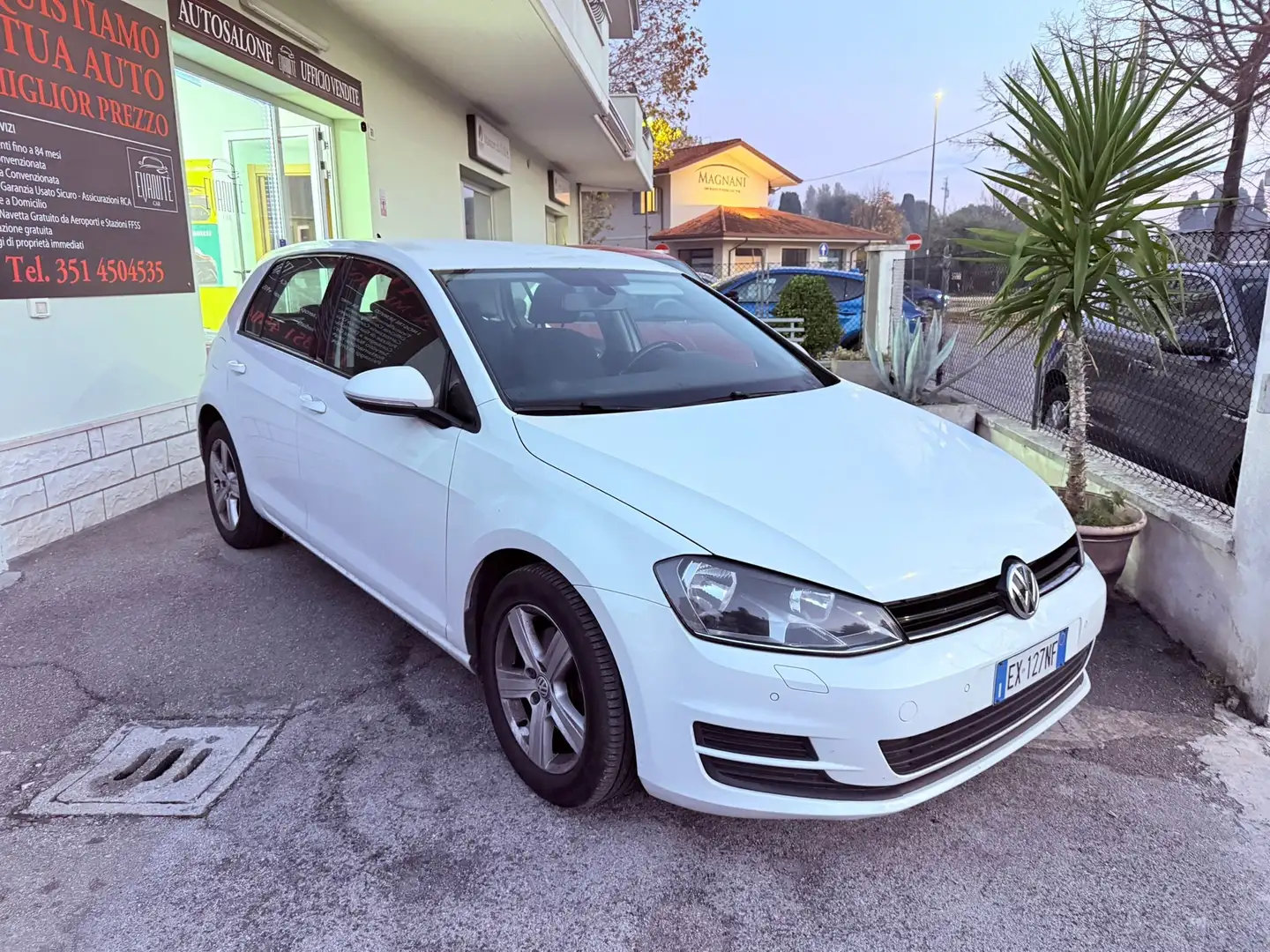 Volkswagen Golf Golf VII 2013 5p 1.6 tdi Highline Bianco - 2