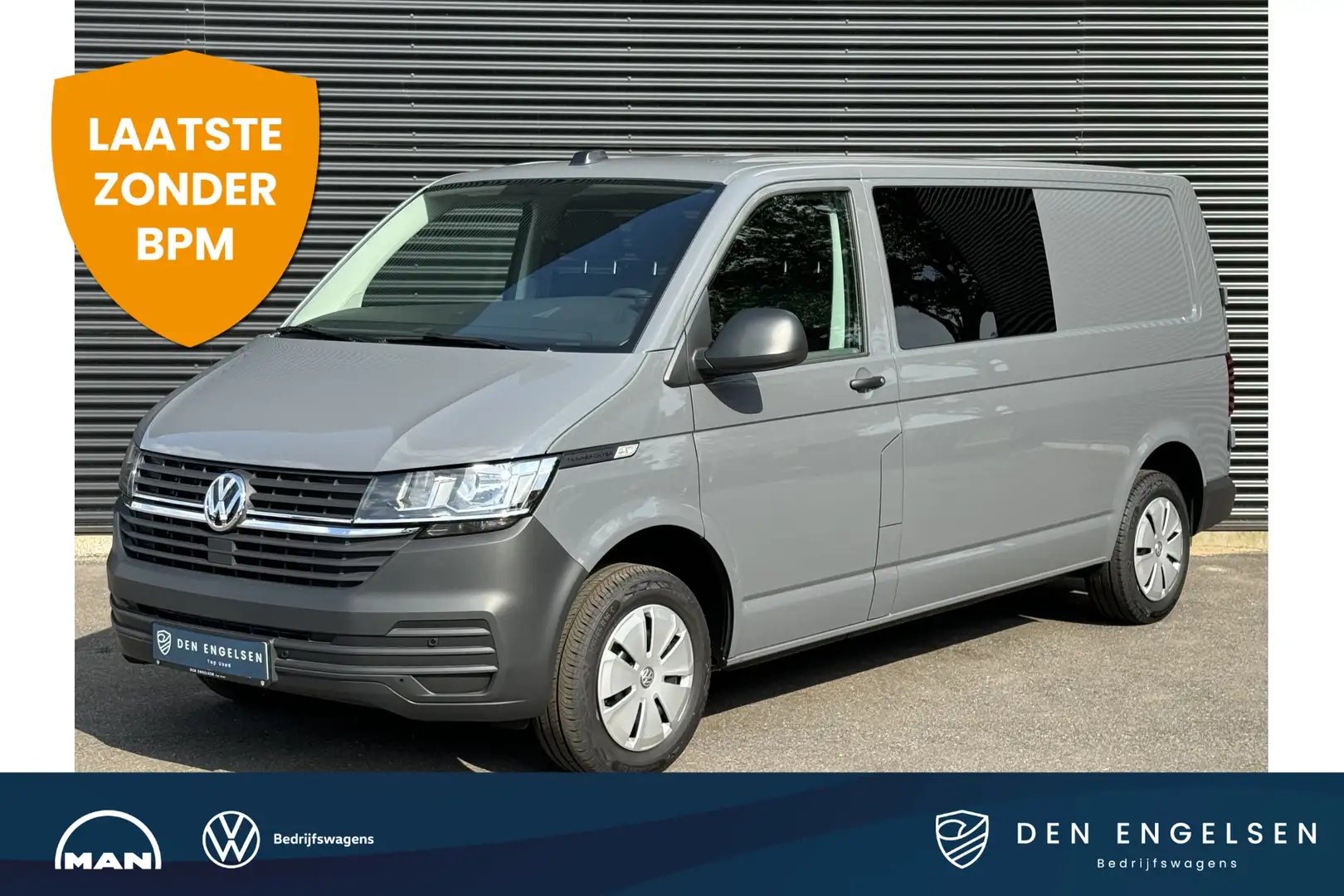 Volkswagen Transporter 30 L2H1 Dubbele Cabine | Camera | App-Connect | Cr Szürke - 1