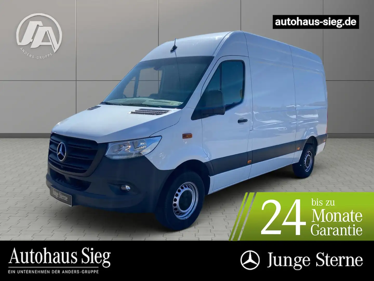 Mercedes-Benz Sprinter 317 Kasten L2H2 Navi*360 Kamera*Schwing Blanc - 1