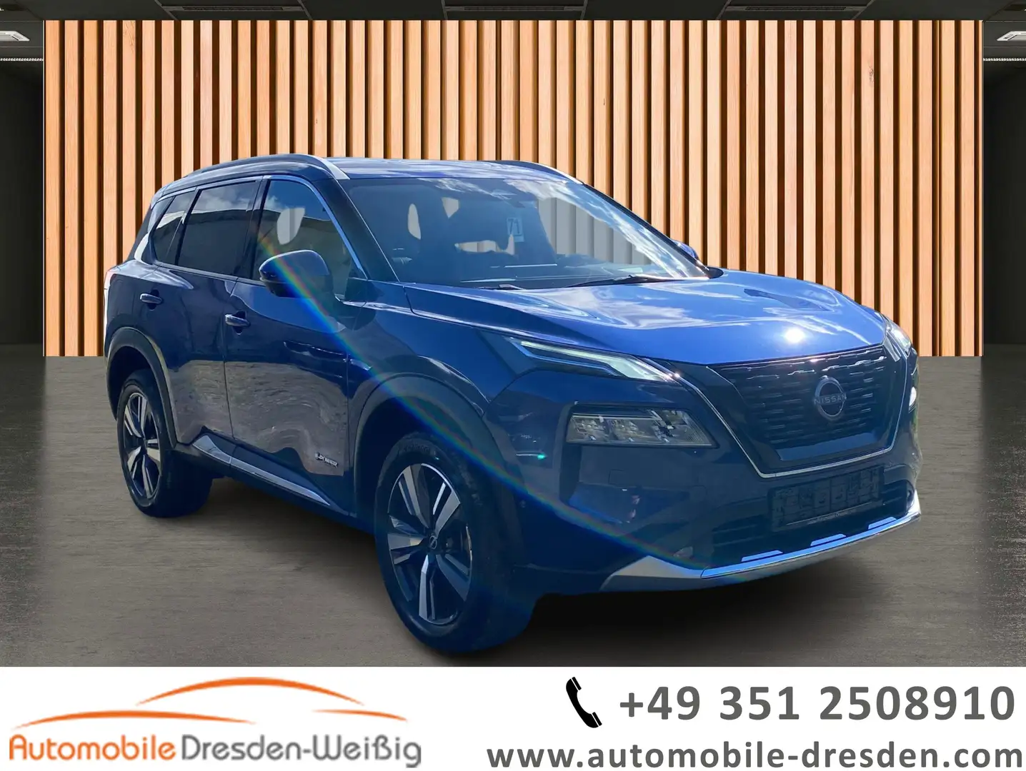 Nissan X-Trail 1.5 e-Power Tekna*Navi*HeadUp* Bleu - 1