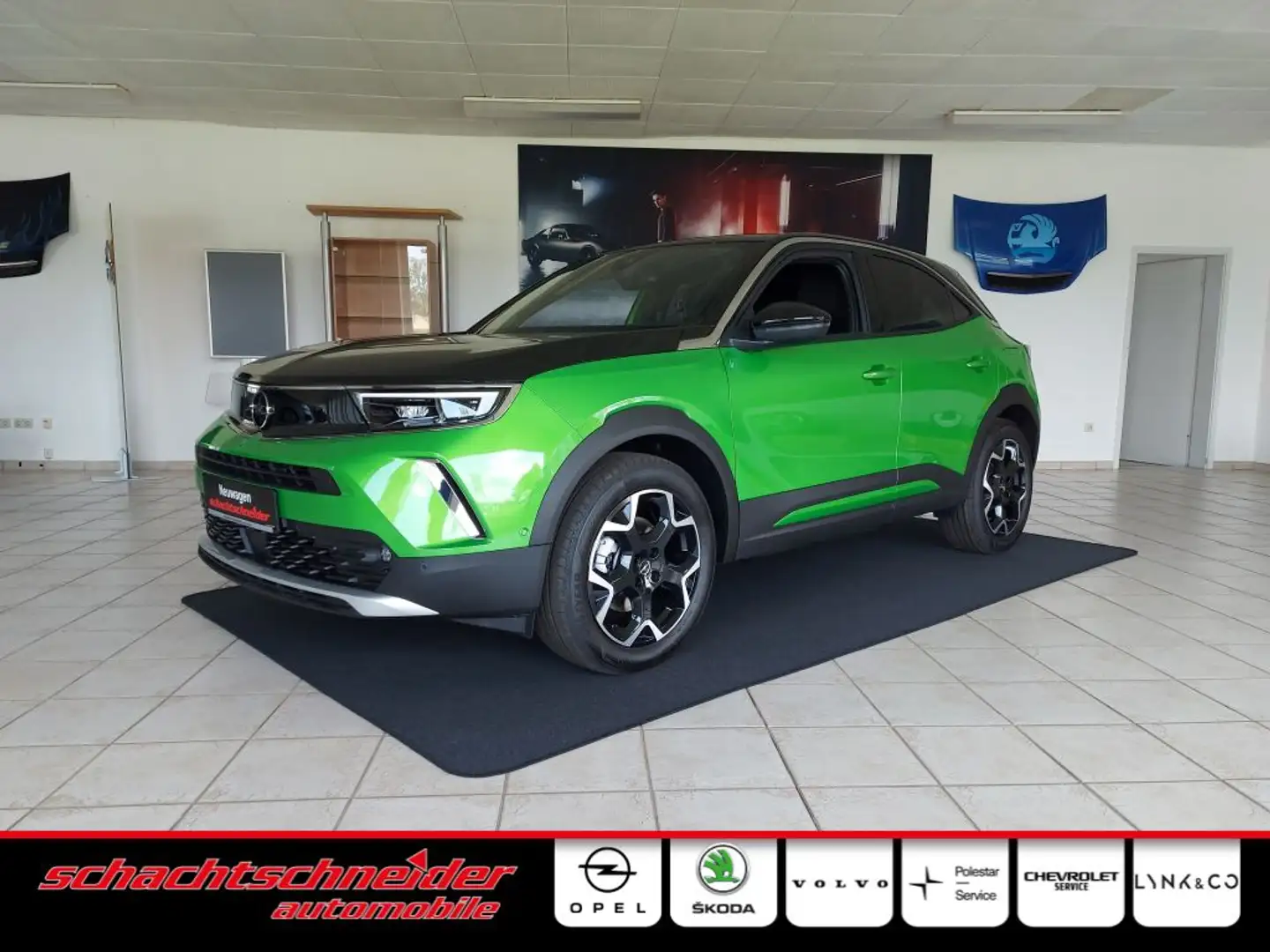 Opel Mokka-E Ultimate+MatrixLED+Navi+Alcantara+Keyl. Grün - 1