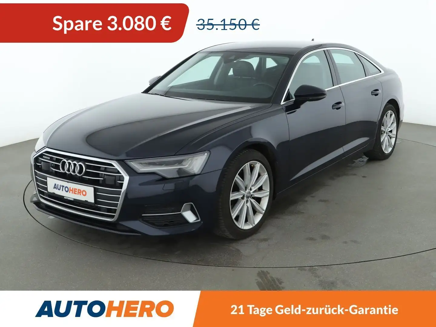 Audi A6 50 TDI quattro Sport Aut.*NAVI*MATRIX*ACC*CAM* Bleu - 1