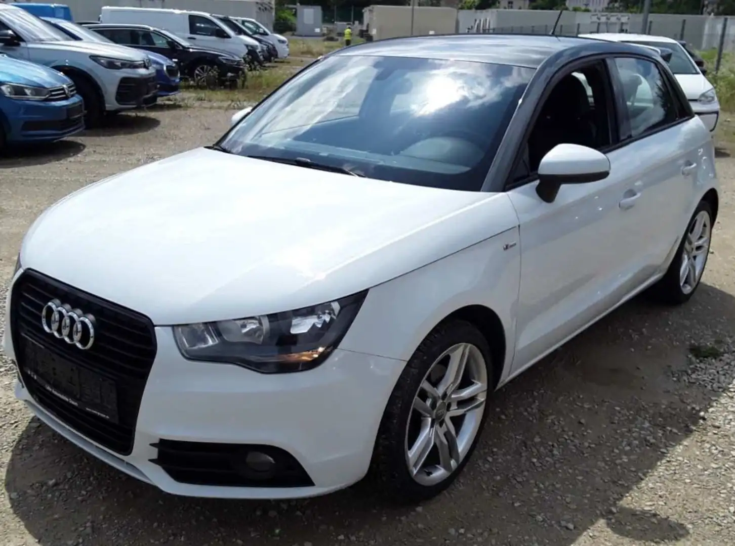 Audi A1 S line Sportpaket Blanc - 1