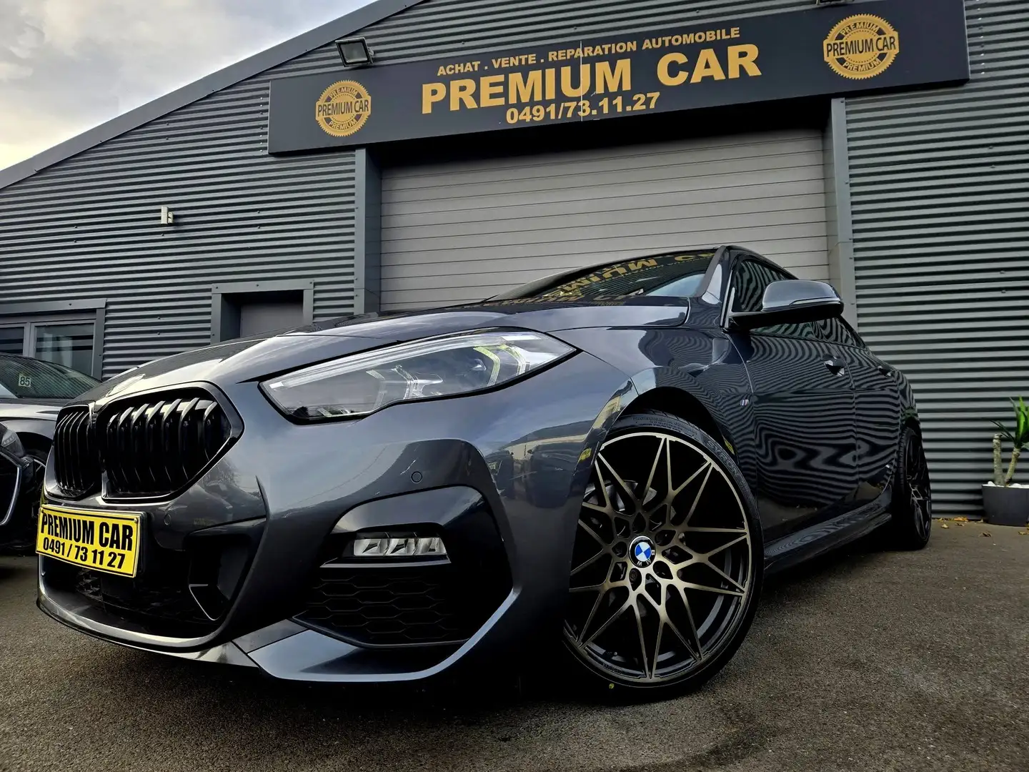 BMW 218 🔺218*TOIT OUVRANT* PACK M TECHNIK**CARPLAY🔺 Gris - 1