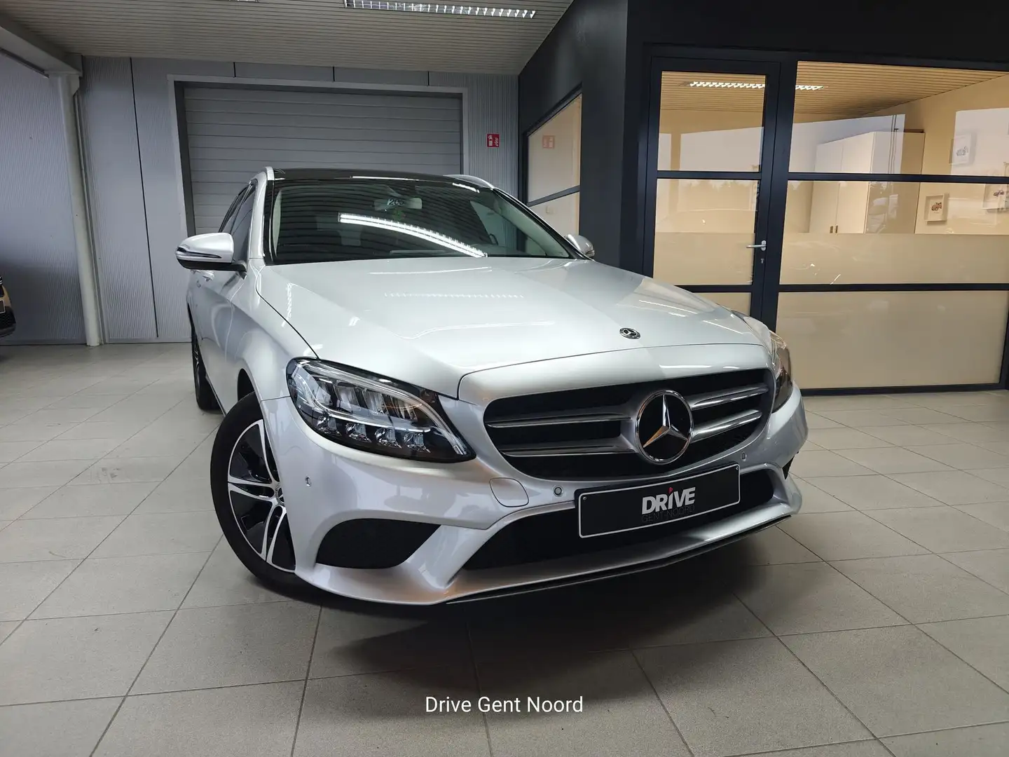 Mercedes-Benz C 180 d *Pano dak/Verw.zetels/Leder/Camera* Silber - 1