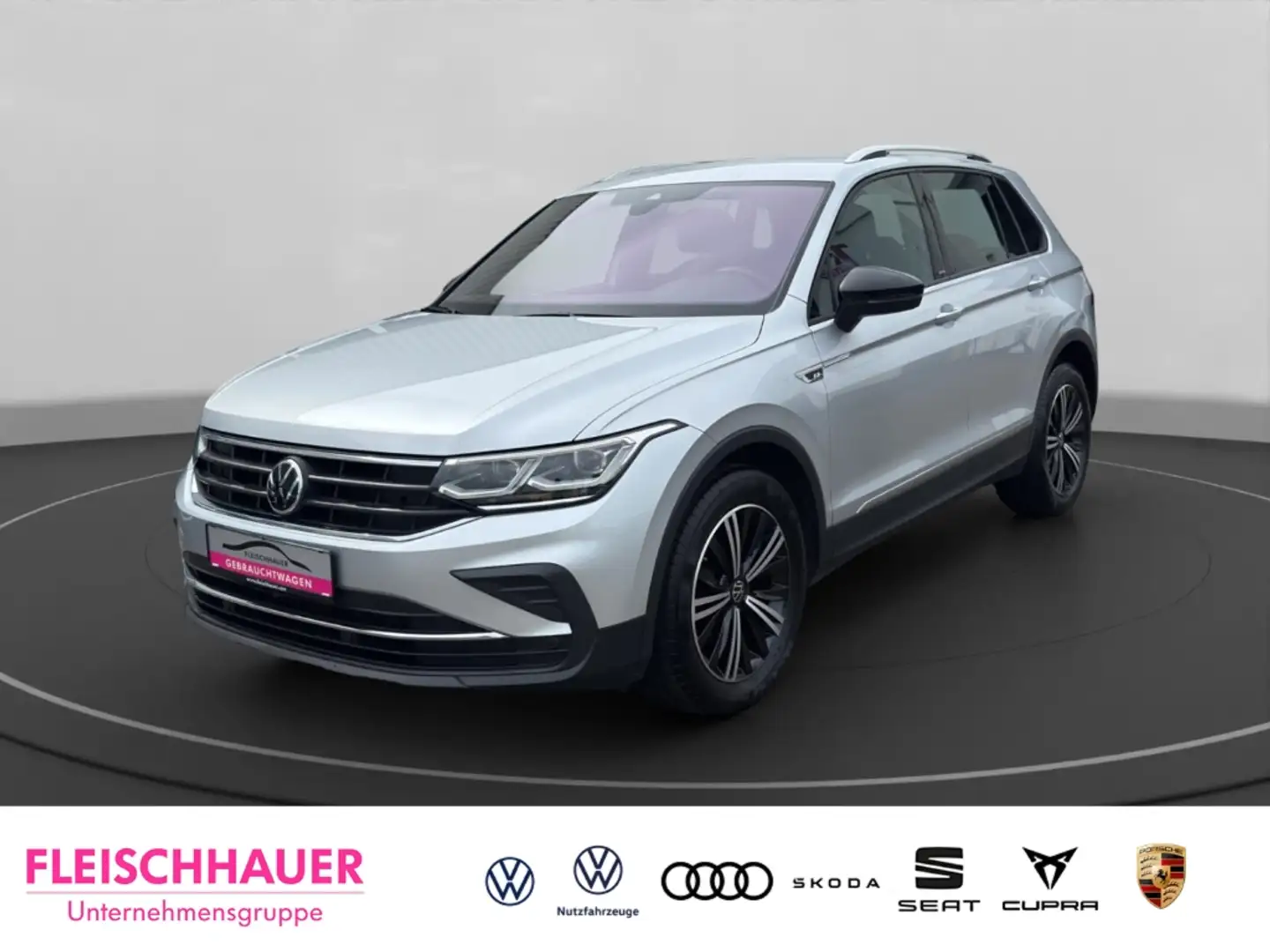 Volkswagen Tiguan United 2,0 TDI Matrix+CarPlay+Navi+LED+ACC+PDC Argento - 1