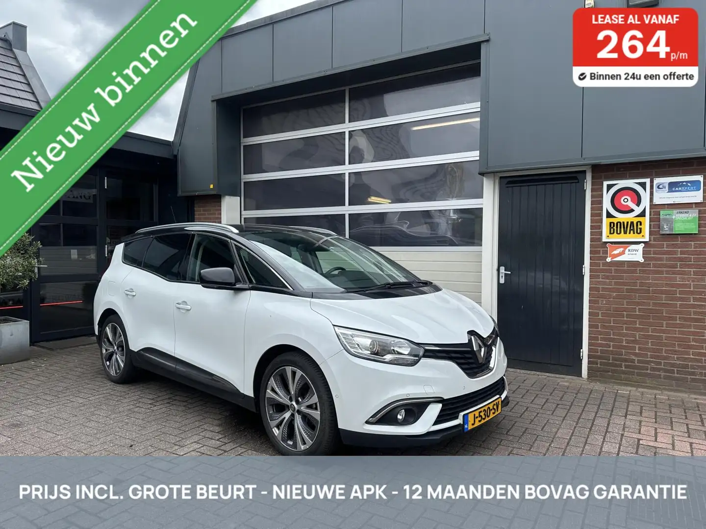 Renault Grand Scenic 1.3 TCe Intens 7P. AUTOMAAT/TH *ALL-IN PRIJS* Wit - 1