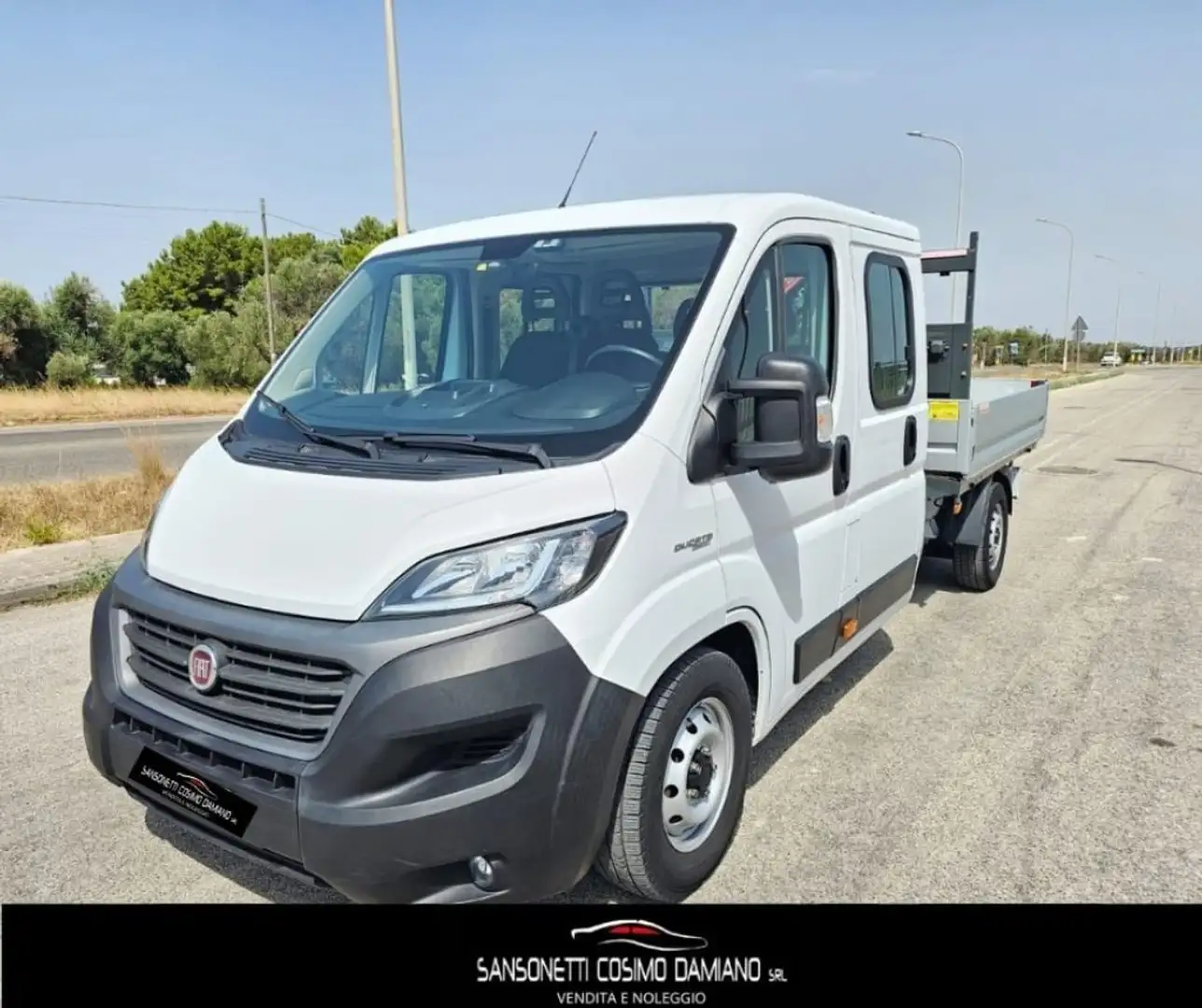 Fiat Ducato 35 2.3 MJT 130CV MAXI CASSONE FISSO E GRU FASSI Bianco - 2