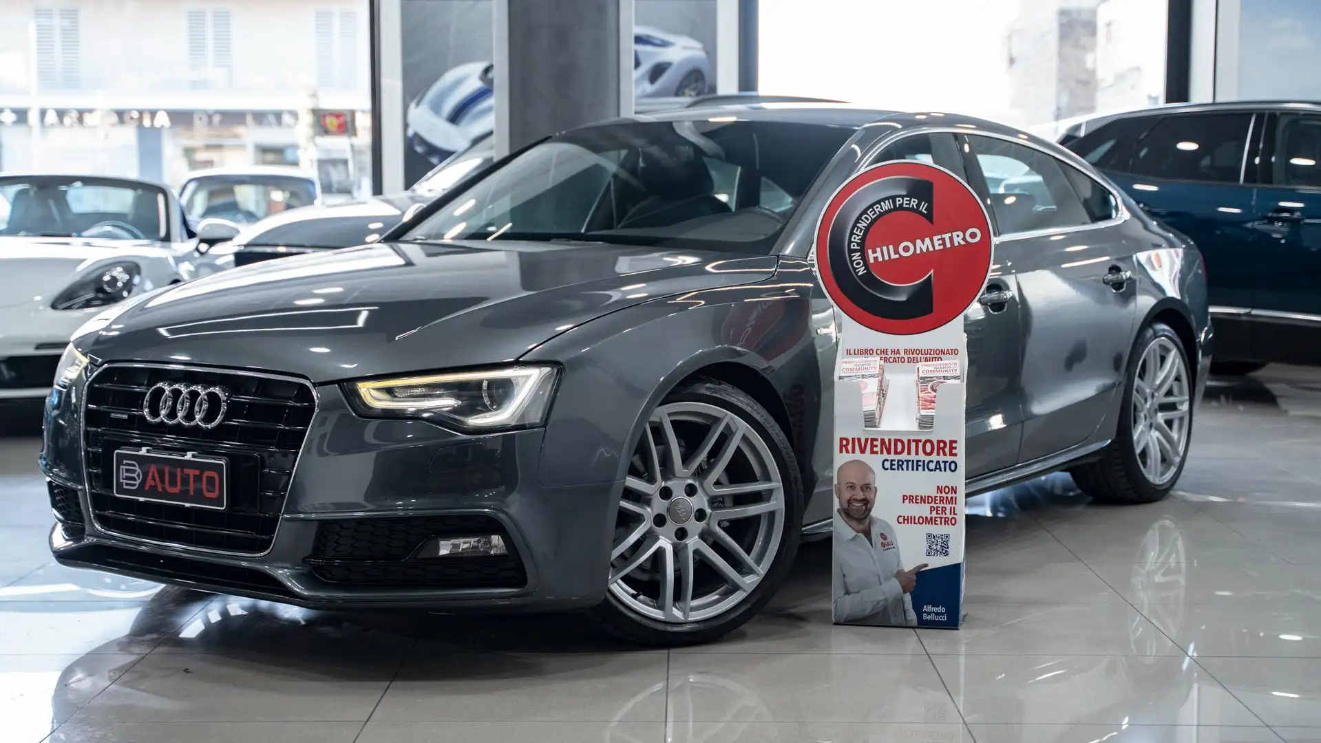 Audi A5 SPB 2.0 TDI S LINE EDITION 190 CV QUATTRO S TRONIC Grigio - 1