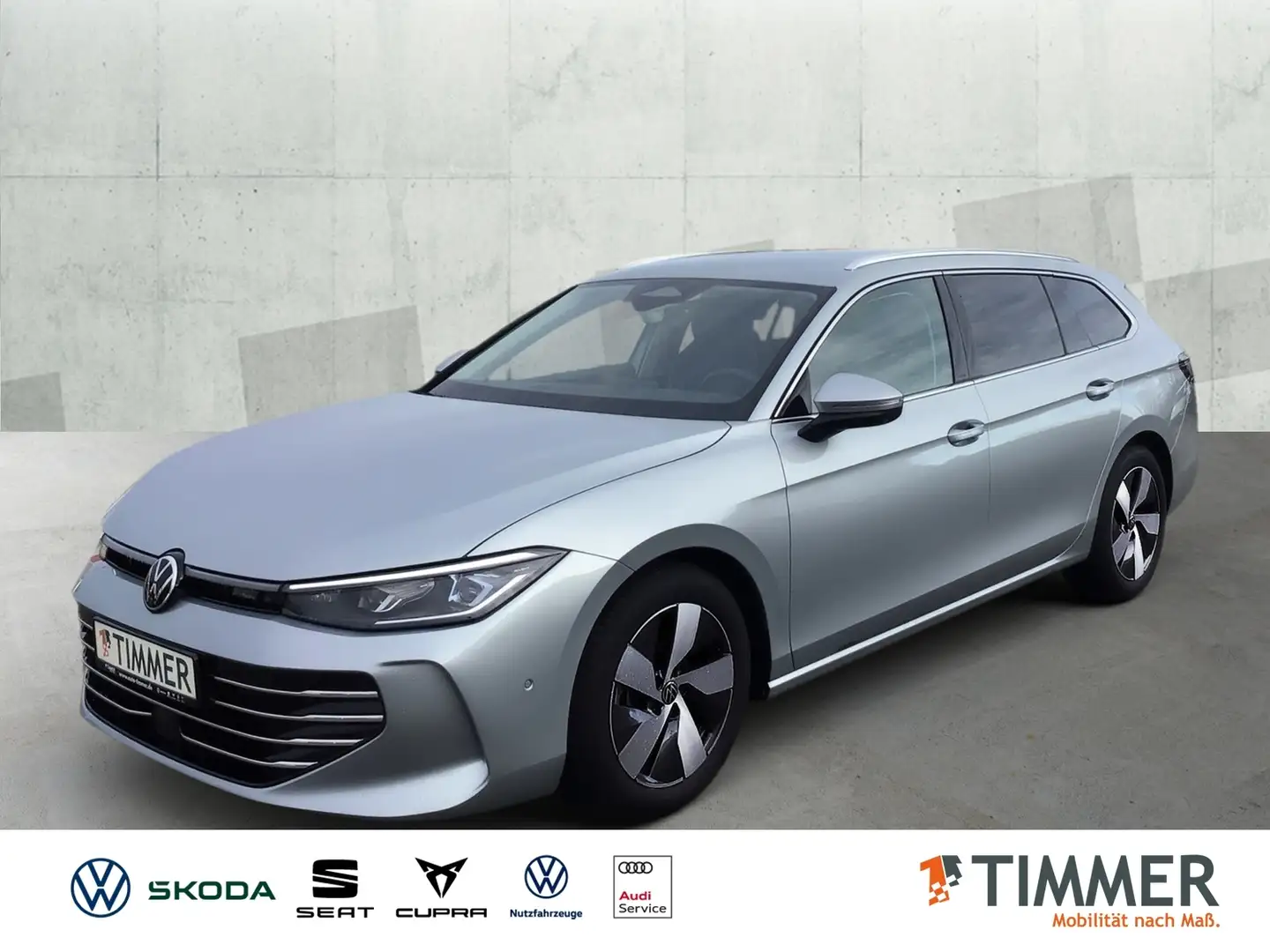 Volkswagen Passat Variant 2.0 TDI DSG ELEGANCE *AHK *360° *IQ.LIGHT *CARPLA Silber - 1