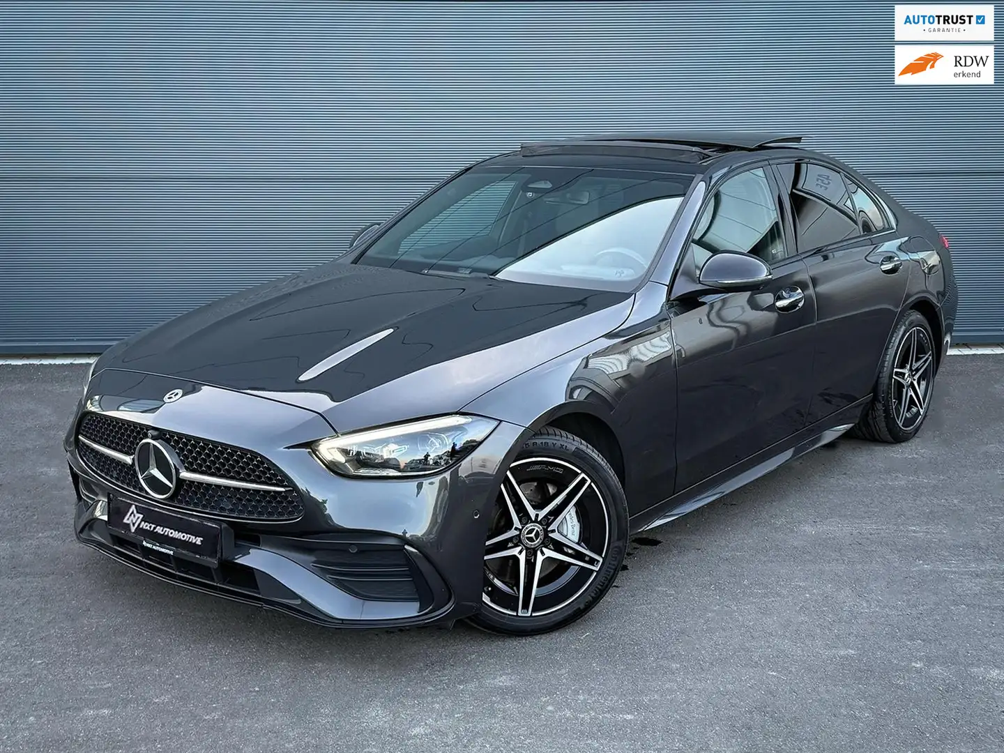 Mercedes-Benz C 300 300e AMG Pano, Multibeam LED, 360° camera, Distron Gris - 1