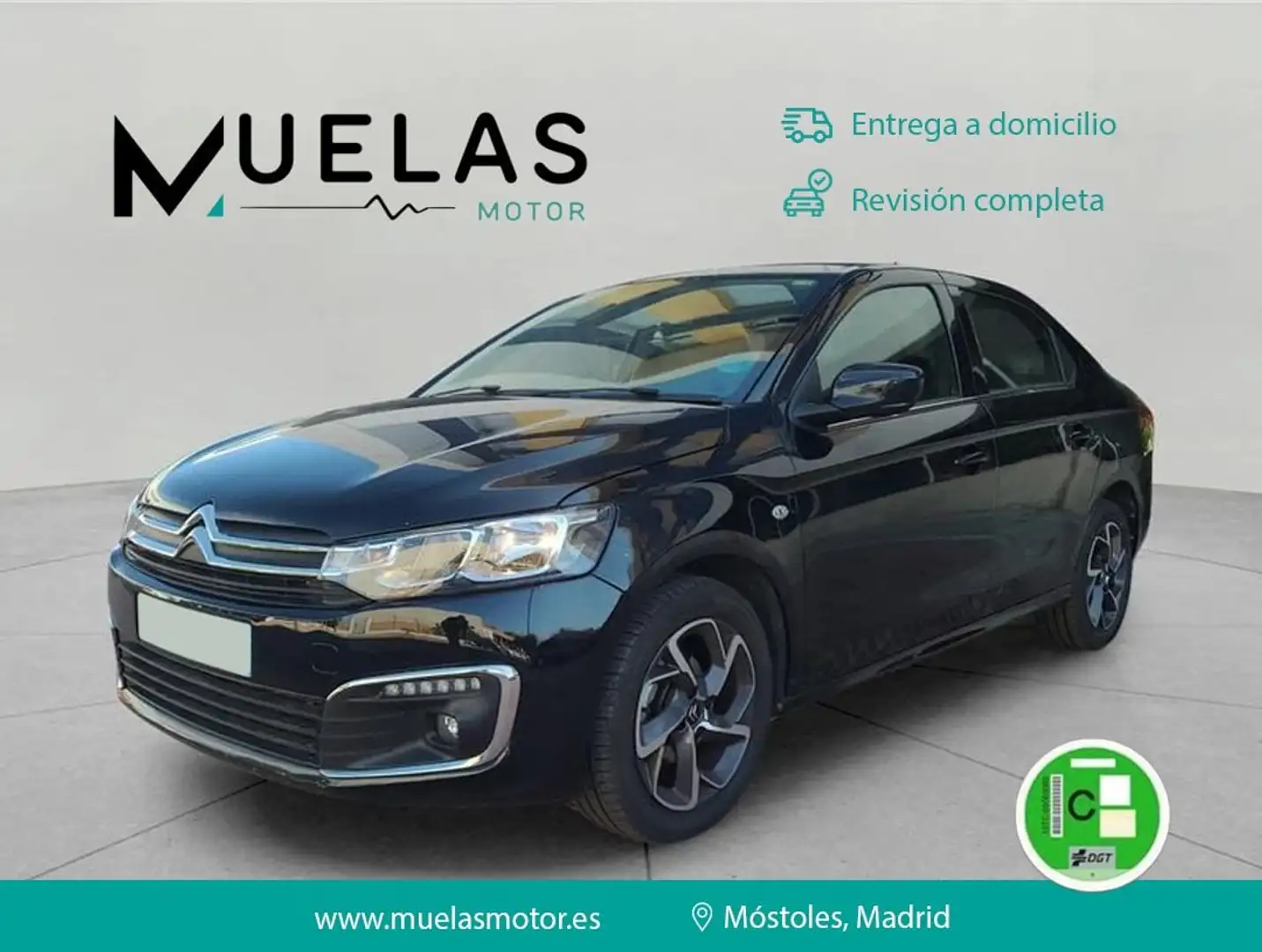 Citroen C-Elysée 1.2 PureTech Shine 82 Noir - 1
