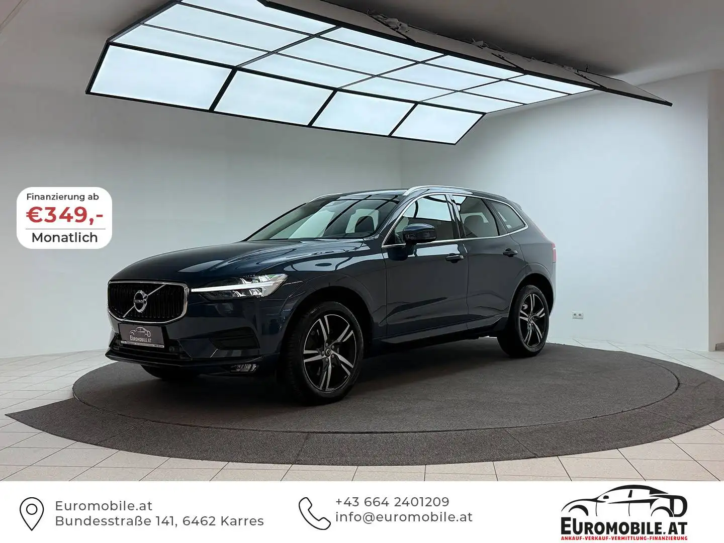 Volvo XC60 Momentum Pro AWD *AHK*RFK*SHZ*LED*MMI* Blau - 1