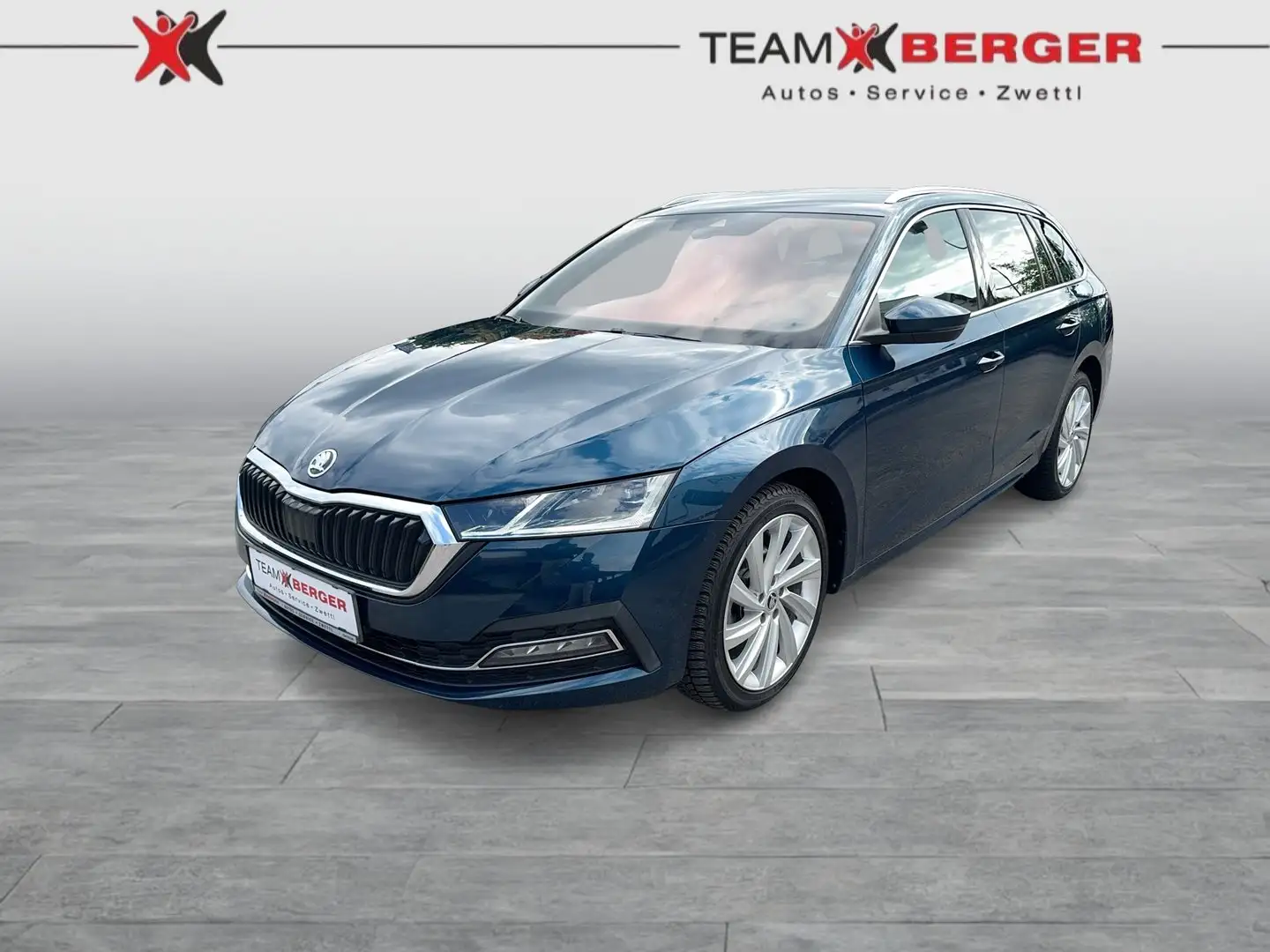 Skoda Octavia Style TDI DSG Bleu - 1