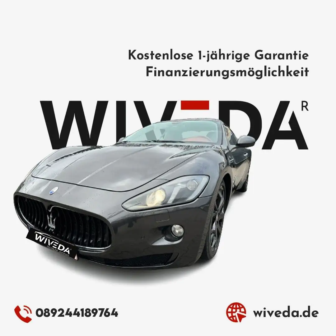 Maserati GranTurismo Aut. NAVI~LEDER~TEMPOMAT~SHZ Zwart - 1