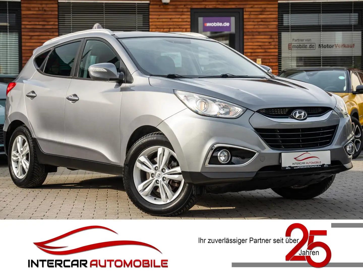 Hyundai iX35 blue 1.6 Style |Scheckheft|Leder|PDC|AHK| Grau - 1