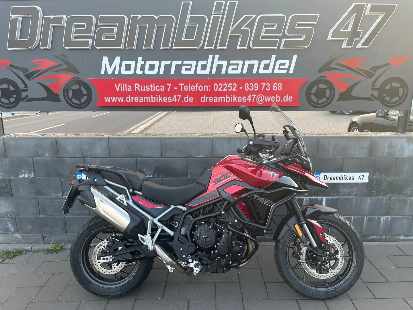 Triumph Tiger 900 GT**NUR 170 KM**H&B STURZBÜGEL**40MM TIEFER Rojo - 1