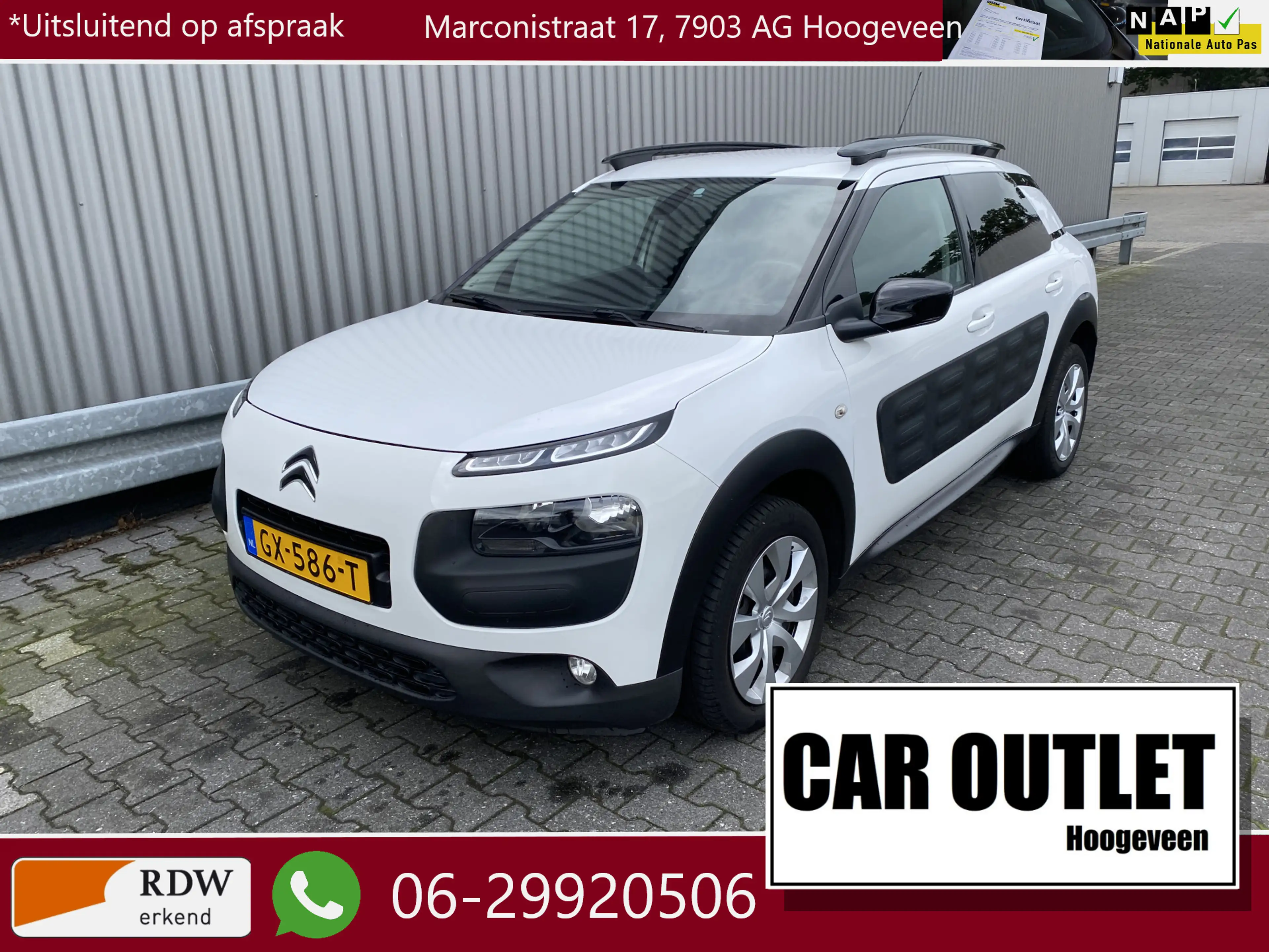 Citroen C4 Cactus 1.2 e-VTi Business AUTOMAAT, Clima, Navi, Bluetoot