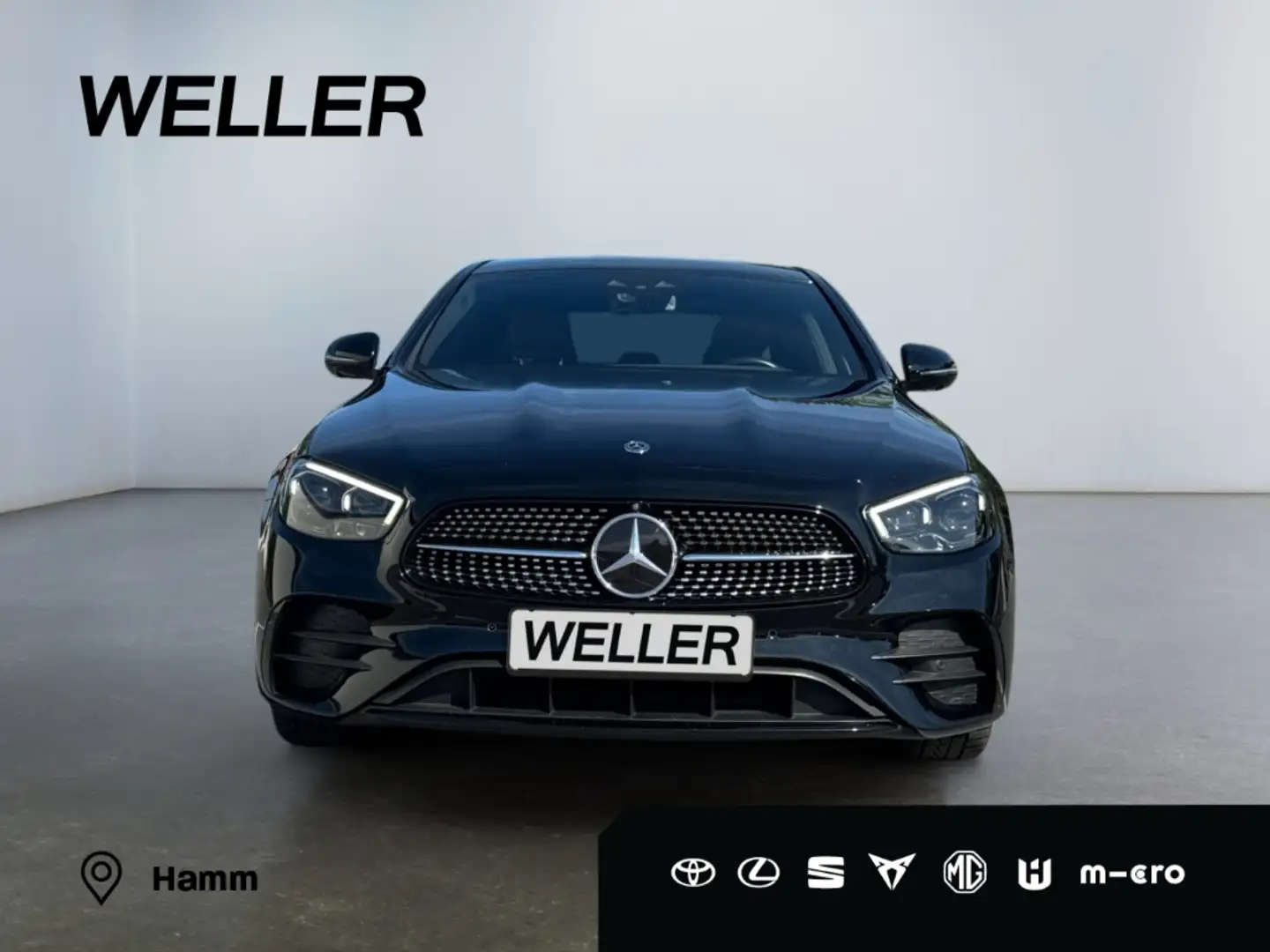 Mercedes-Benz E 400 9G AMG Line *Multibeam*DISTR+*360*AHK* Schwarz - 2