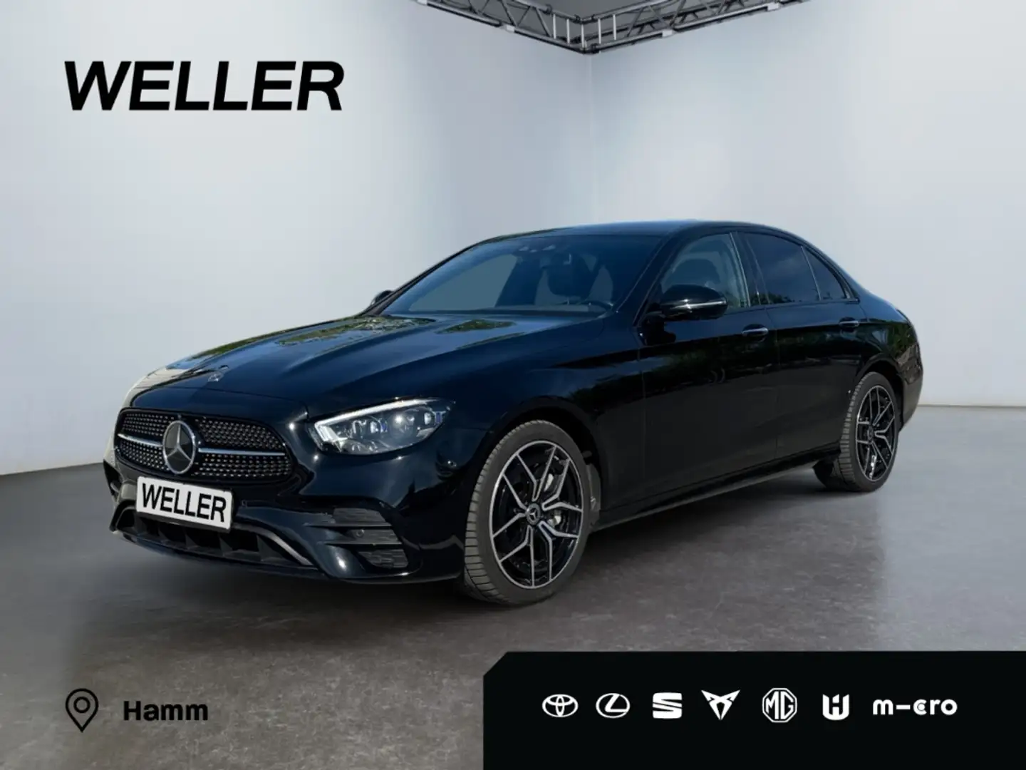 Mercedes-Benz E 400 9G AMG Line *Multibeam*DISTR+*360*AHK* Schwarz - 1