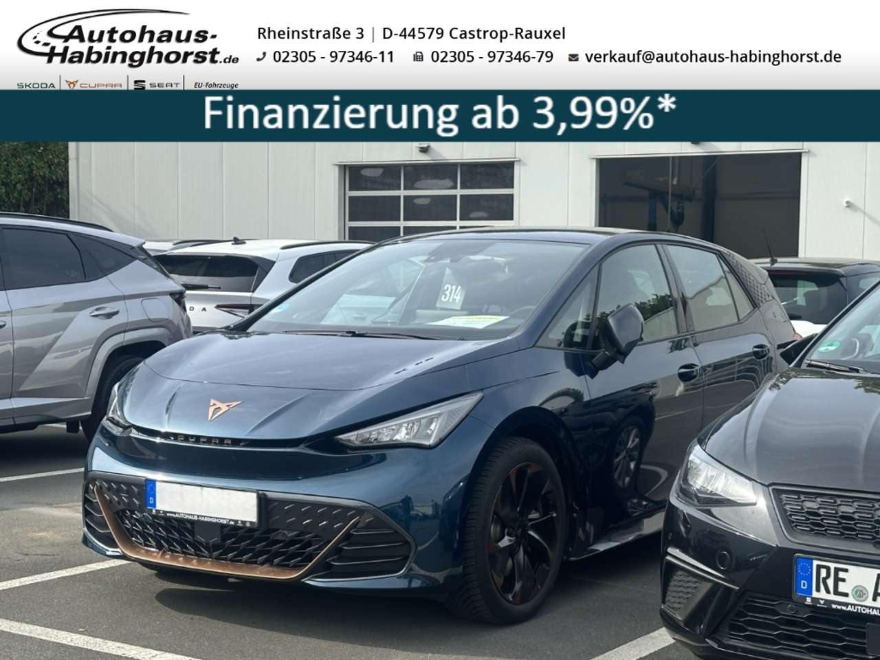 Cupra Born — Cupra Born - 60 kWh Shz LED FullLink Tempo DAB Alu GJR