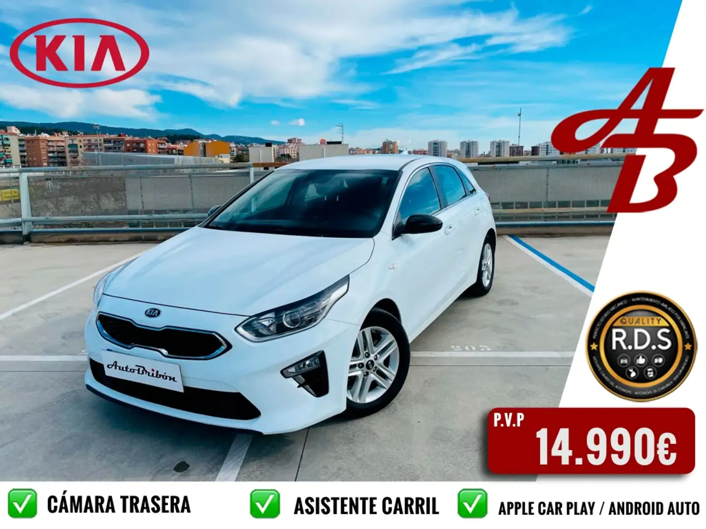 Kia Ceed / cee'd 1.0 T-GDI Eco-Dynamics Drive 100 Blanco - 1