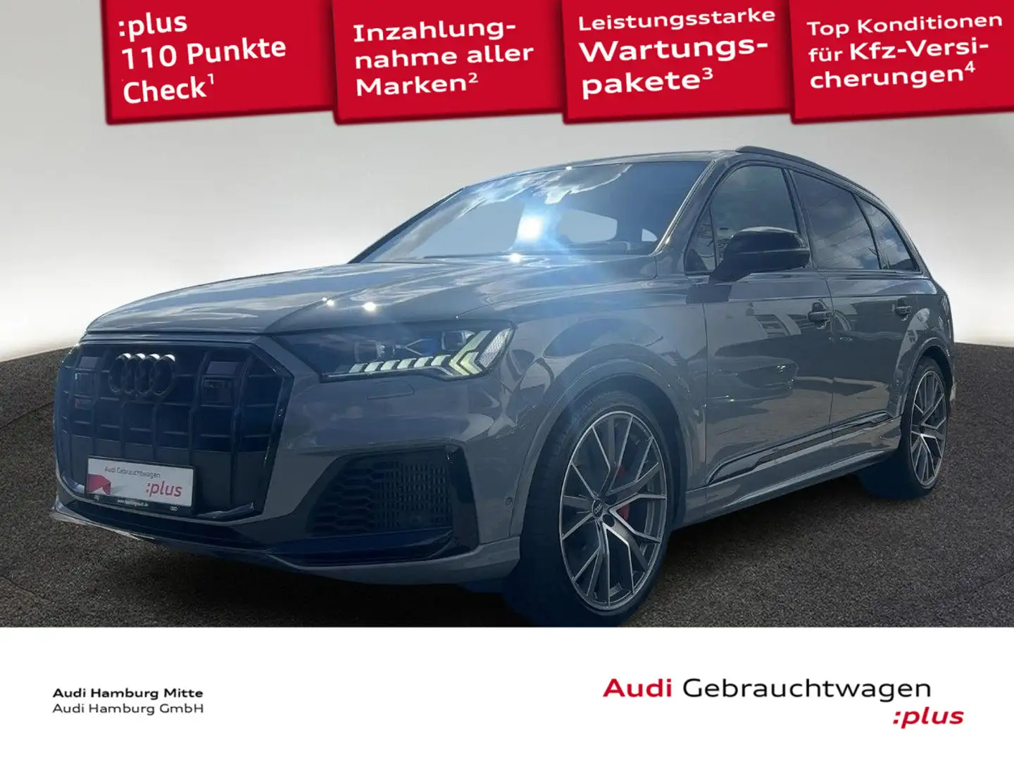 Audi SQ7 quattro competition tiptr. Pano Standhz Grau - 1